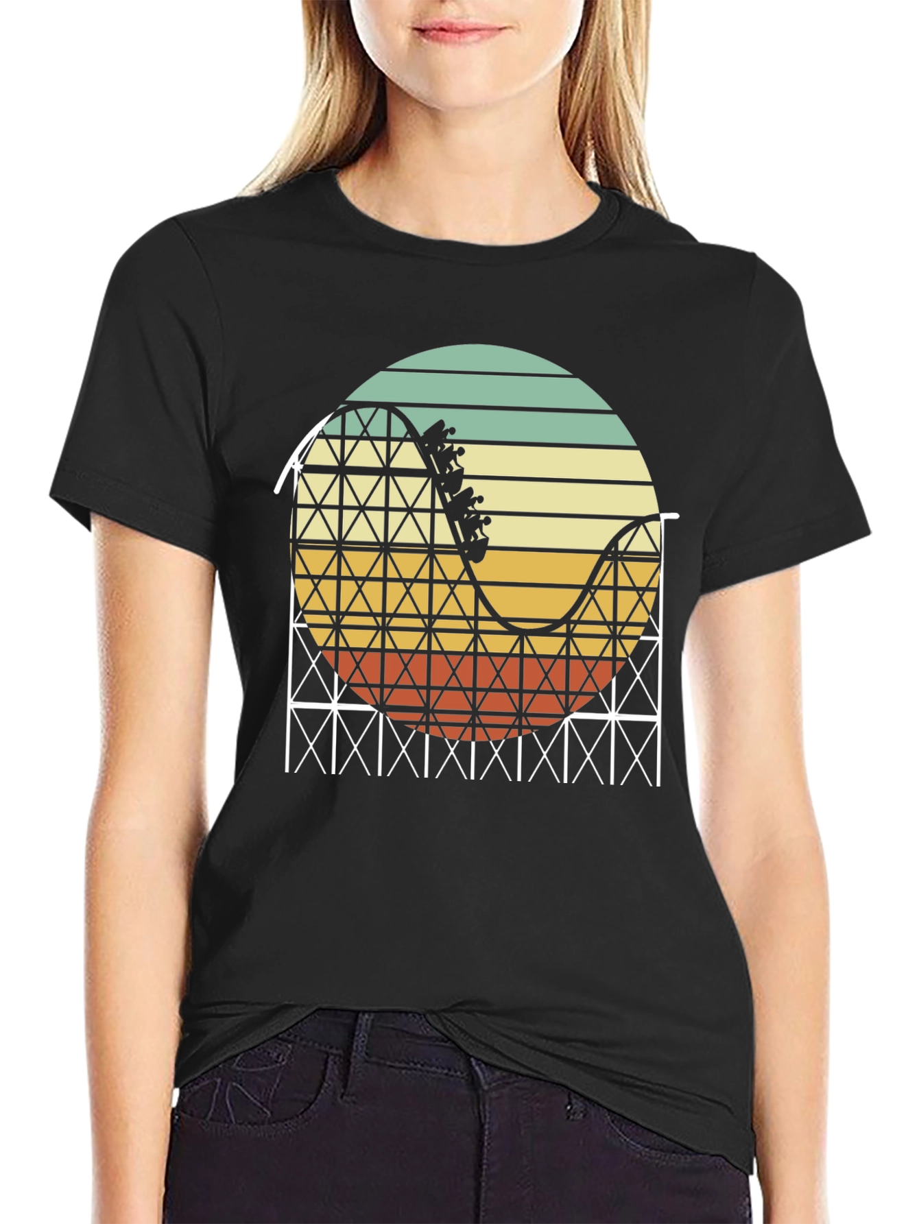 Retro Roller Coaster T-Shirt