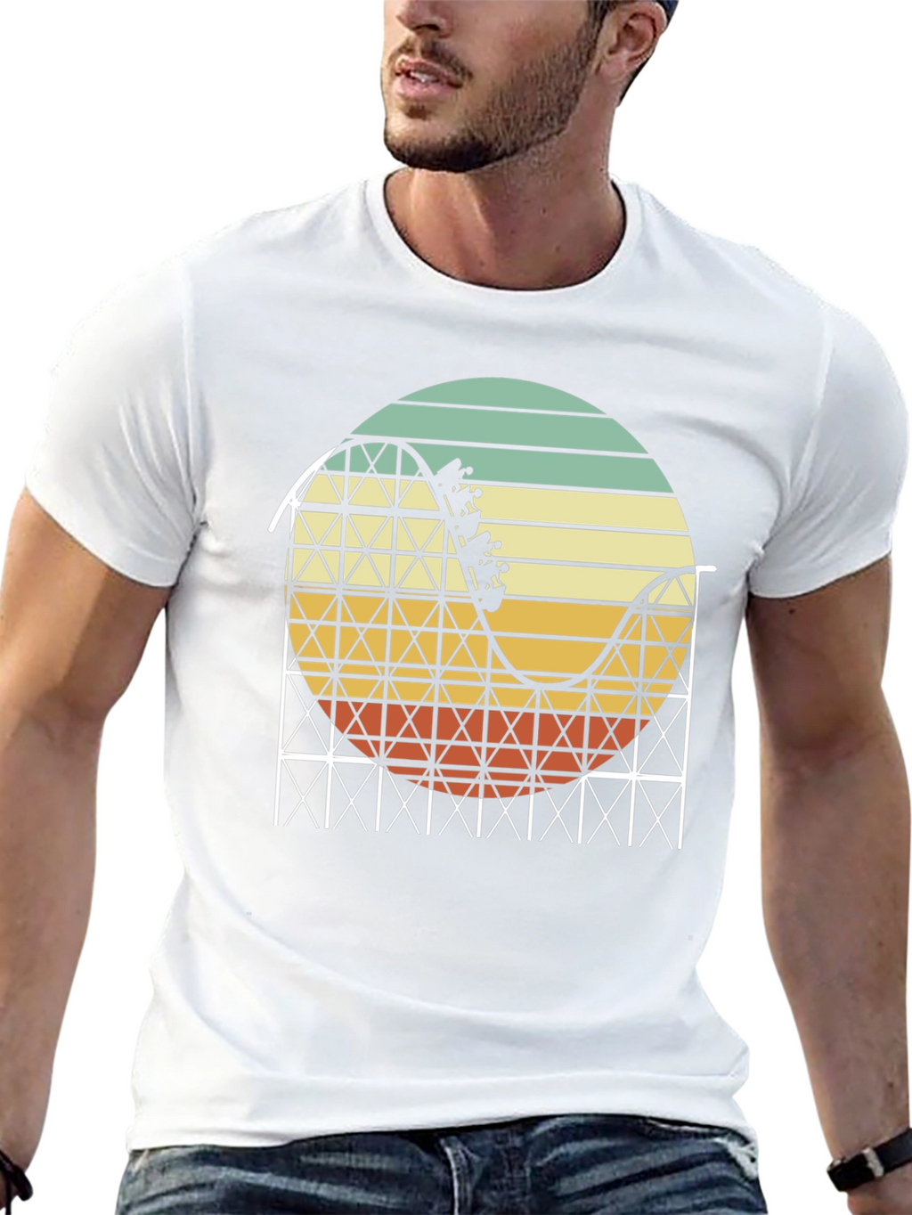 Retro Roller Coaster T-Shirt
