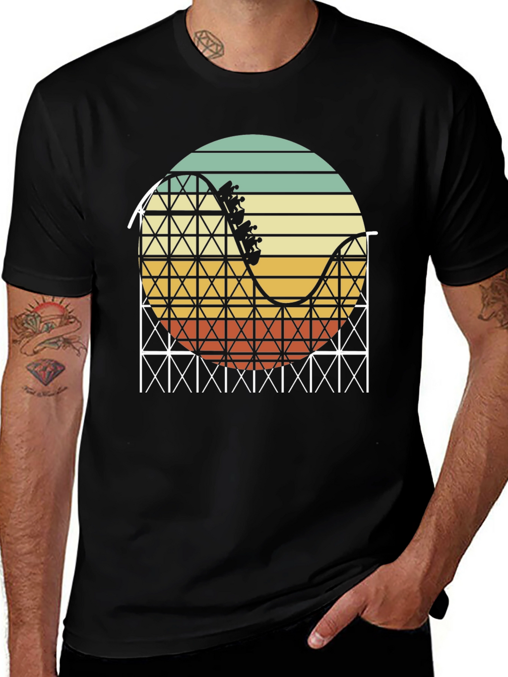 Retro Roller Coaster T-Shirt