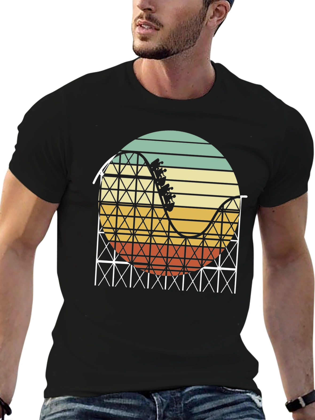 Retro Roller Coaster T-Shirt