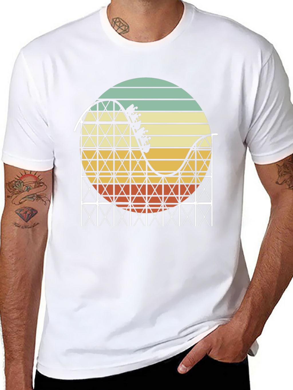 Retro Roller Coaster T-Shirt