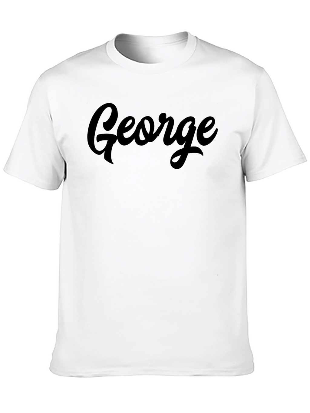George Black T-Shirt - Stylish Name Tee