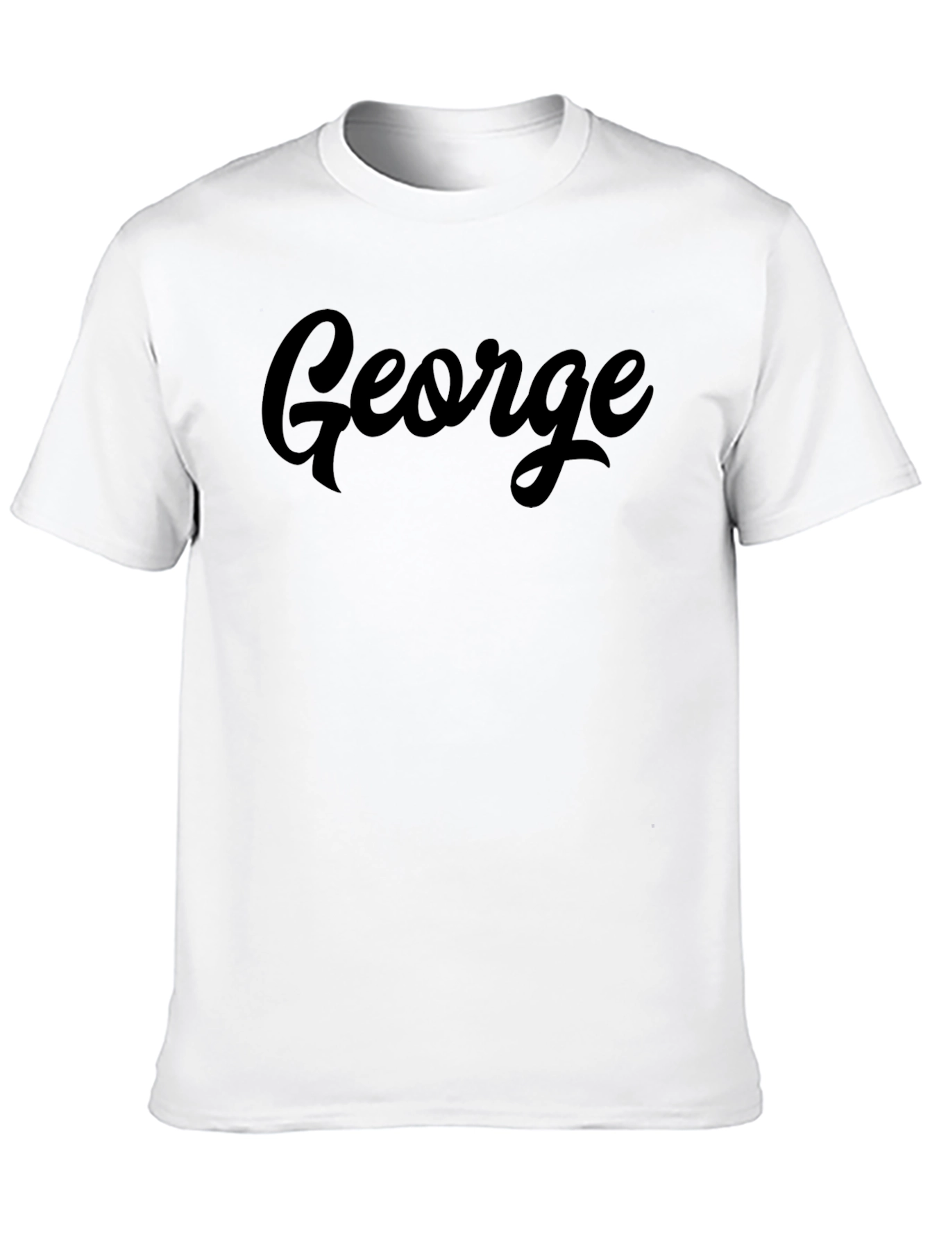 George Black T-Shirt - Stylish Name Tee