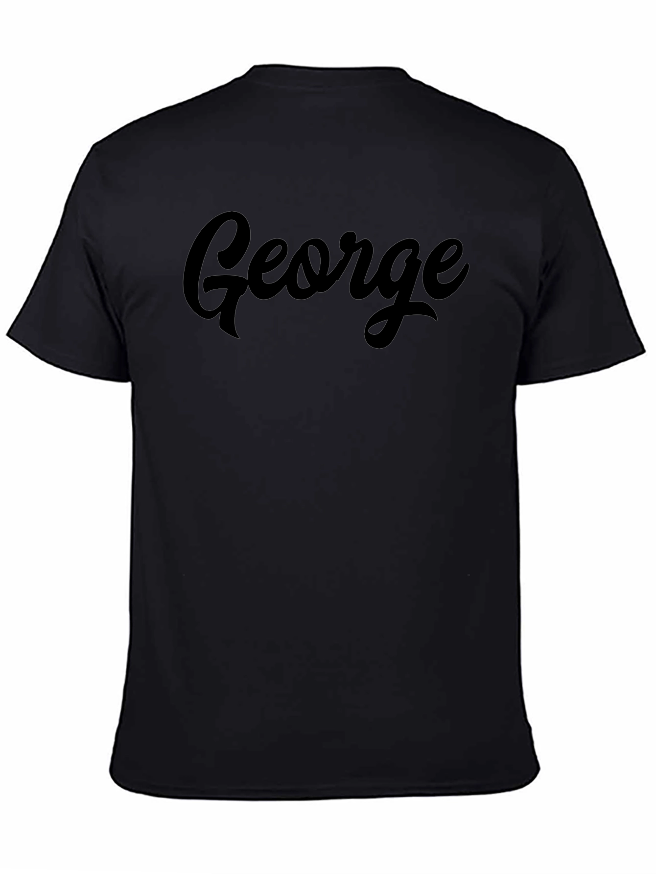 George Black T-Shirt - Stylish Name Tee