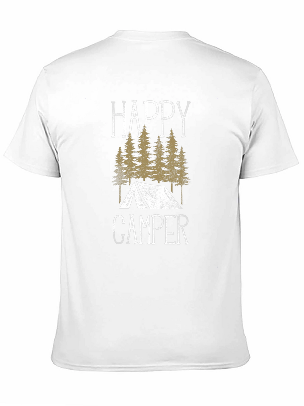 Happy Camper Graphic Tee - Outdoor Adventure Shirt