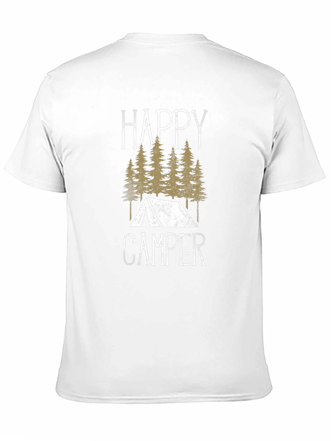 Happy Camper Graphic Tee - Outdoor Adventure Shirt