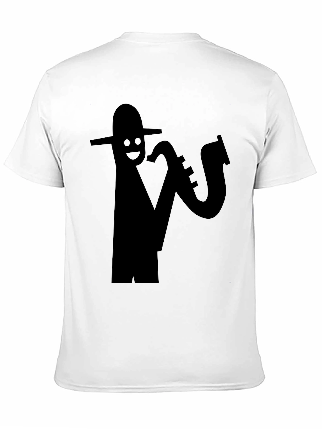 Cool Saxophone Player Black T-Shirt