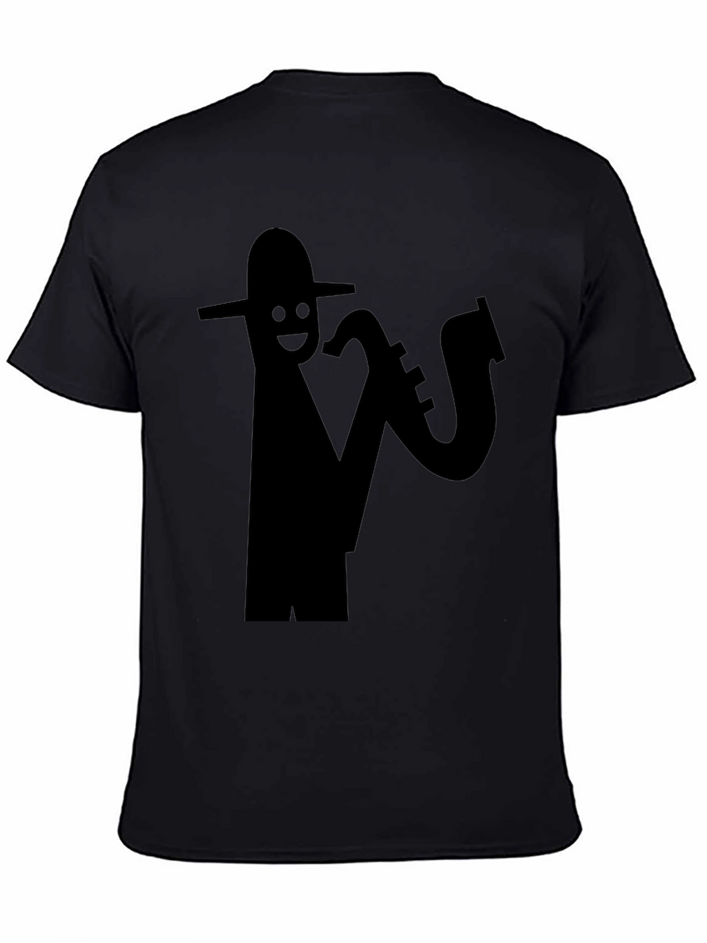 Cool Saxophone Player Black T-Shirt