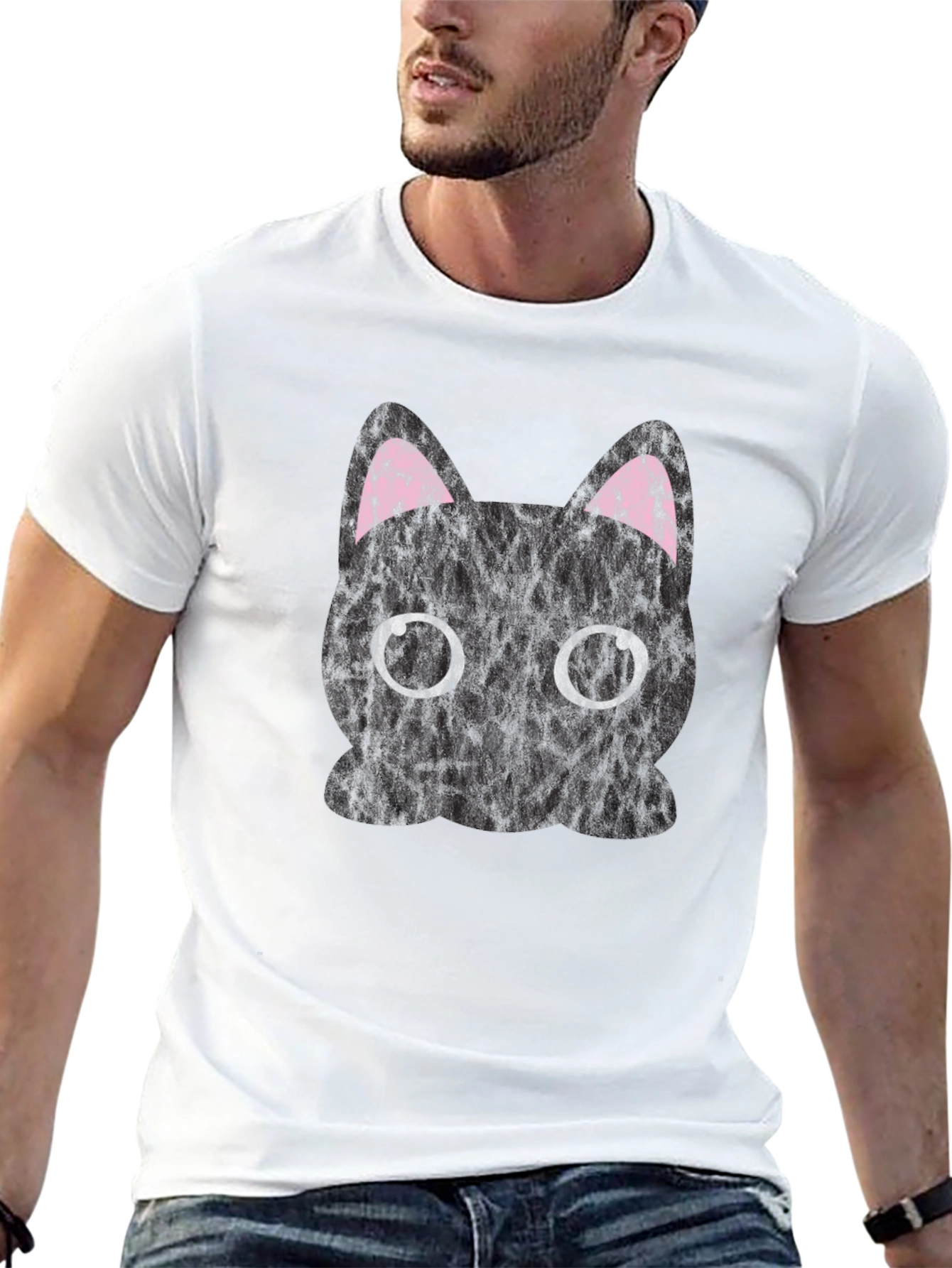 Black Cat Graphic Tee - Unisex Short Sleeve T-Shirt