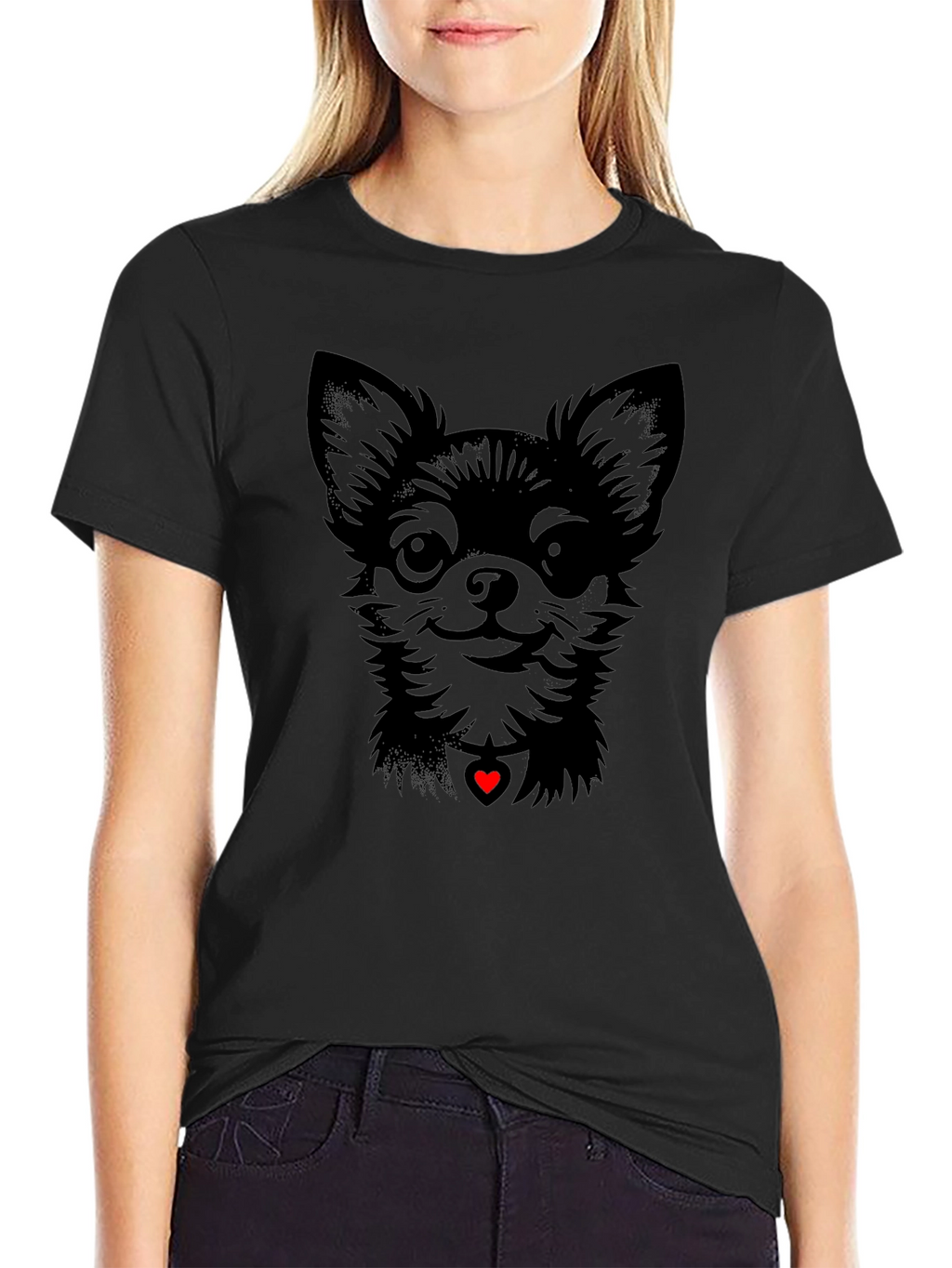 Chihuahua Heart Tee - Cute Dog Lovers Shirt