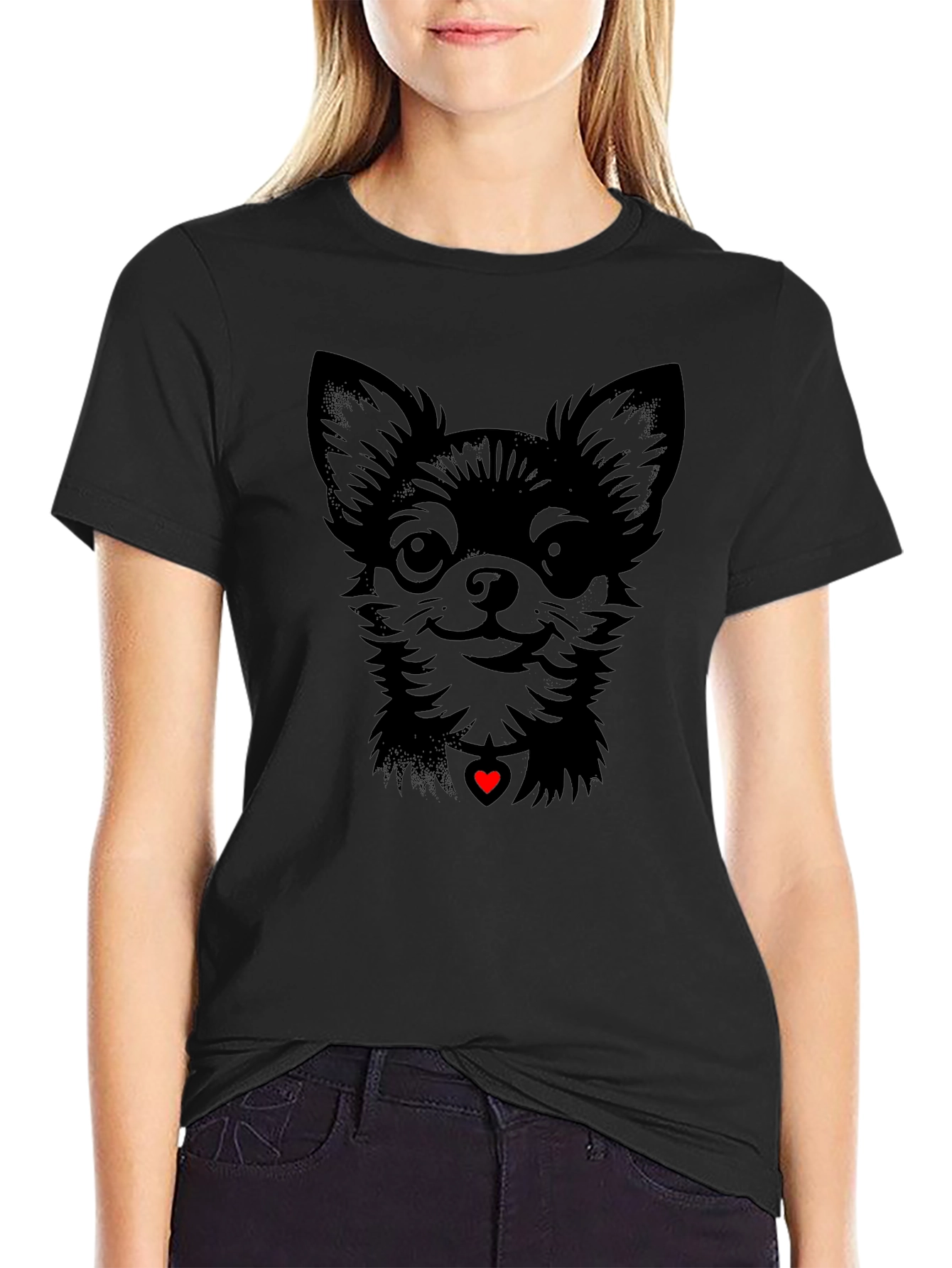 Chihuahua Heart Tee - Cute Dog Lovers Shirt