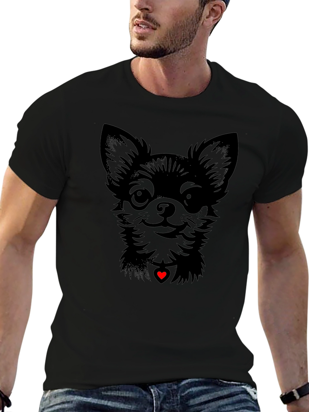 Chihuahua Heart Tee - Cute Dog Lovers Shirt