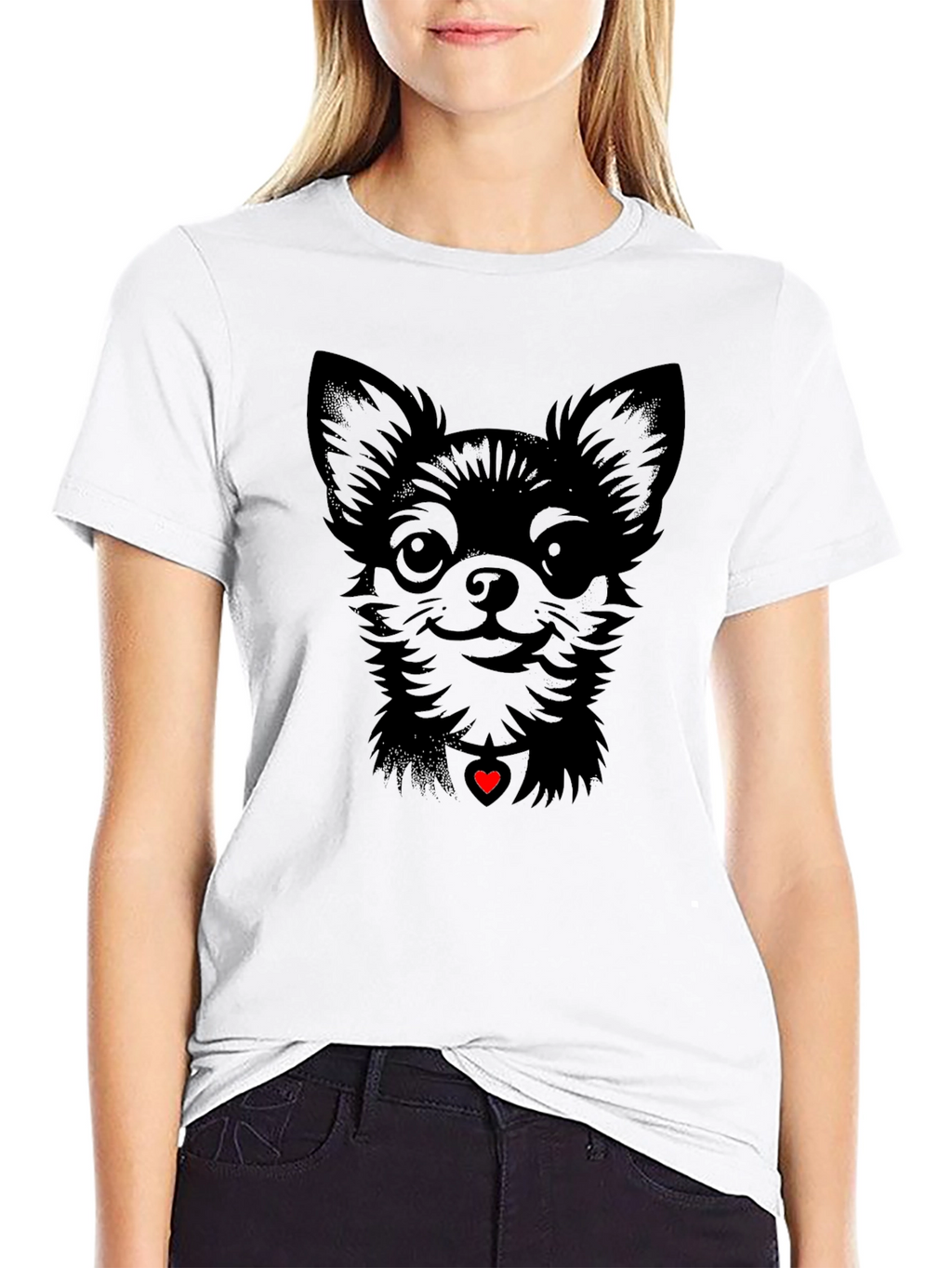 Chihuahua Heart Tee - Cute Dog Lovers Shirt