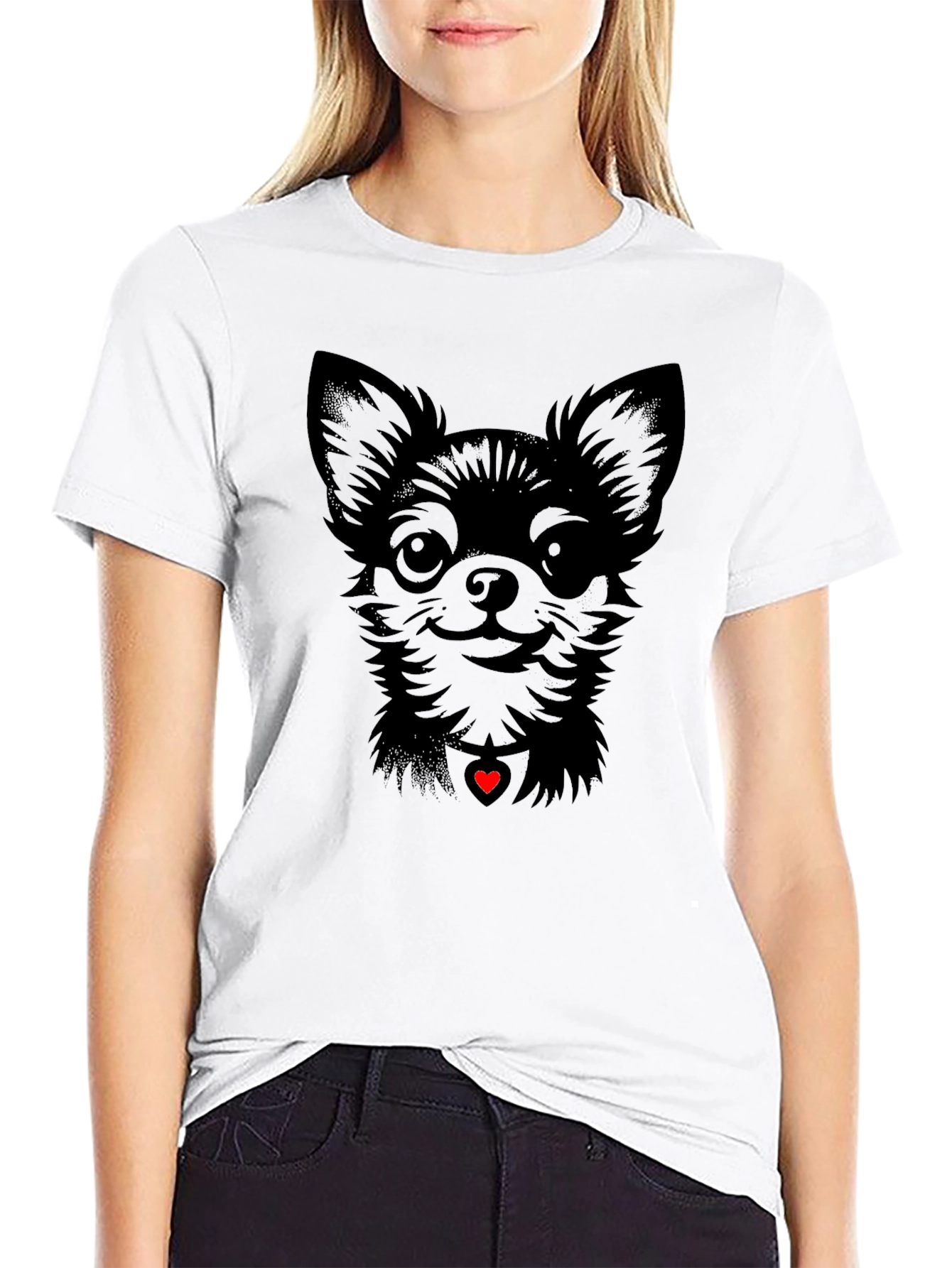 Chihuahua Heart Tee - Cute Dog Lovers Shirt