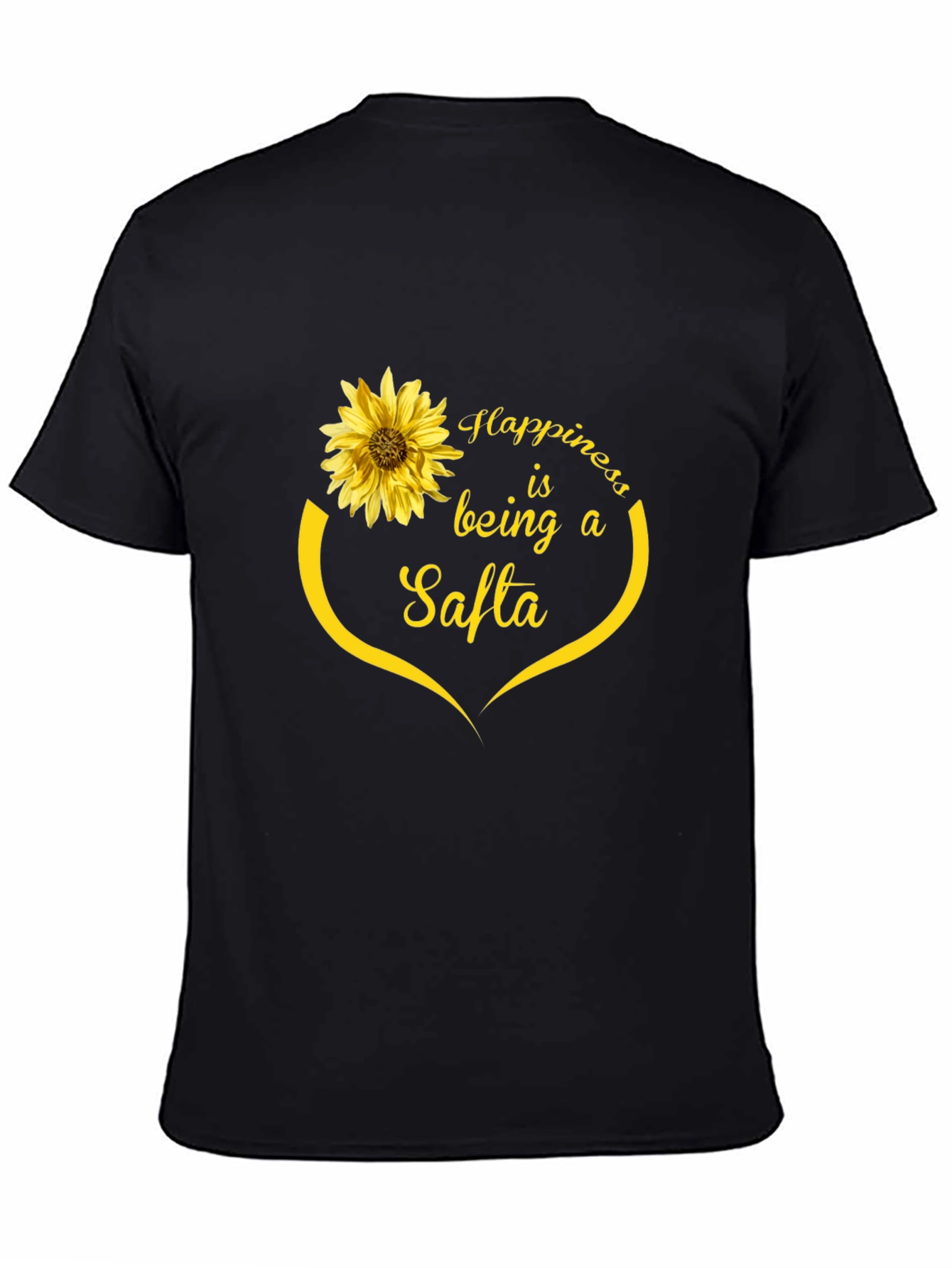 Happiness is Being a Safta Sunflower T-Shirt
