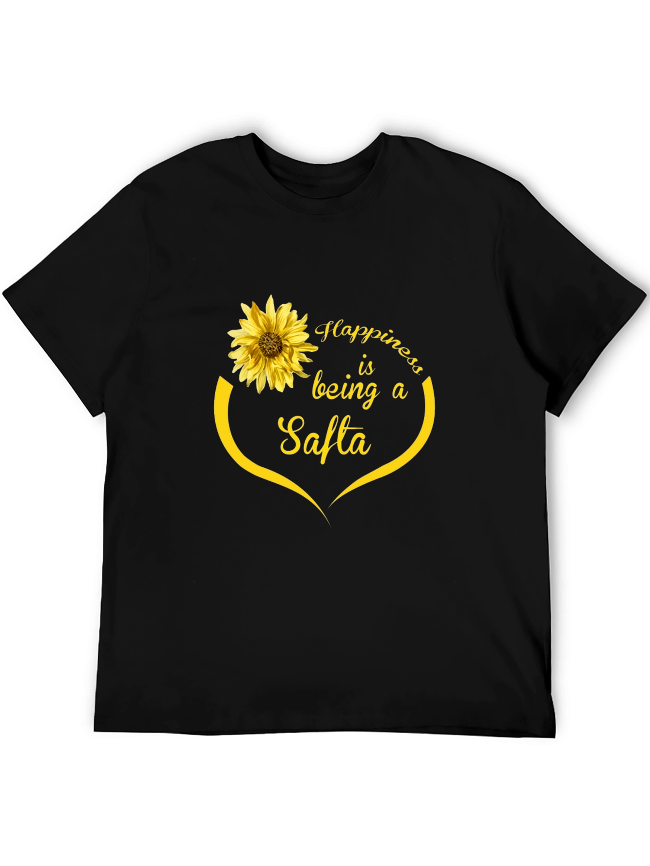 Happiness is Being a Safta Sunflower T-Shirt