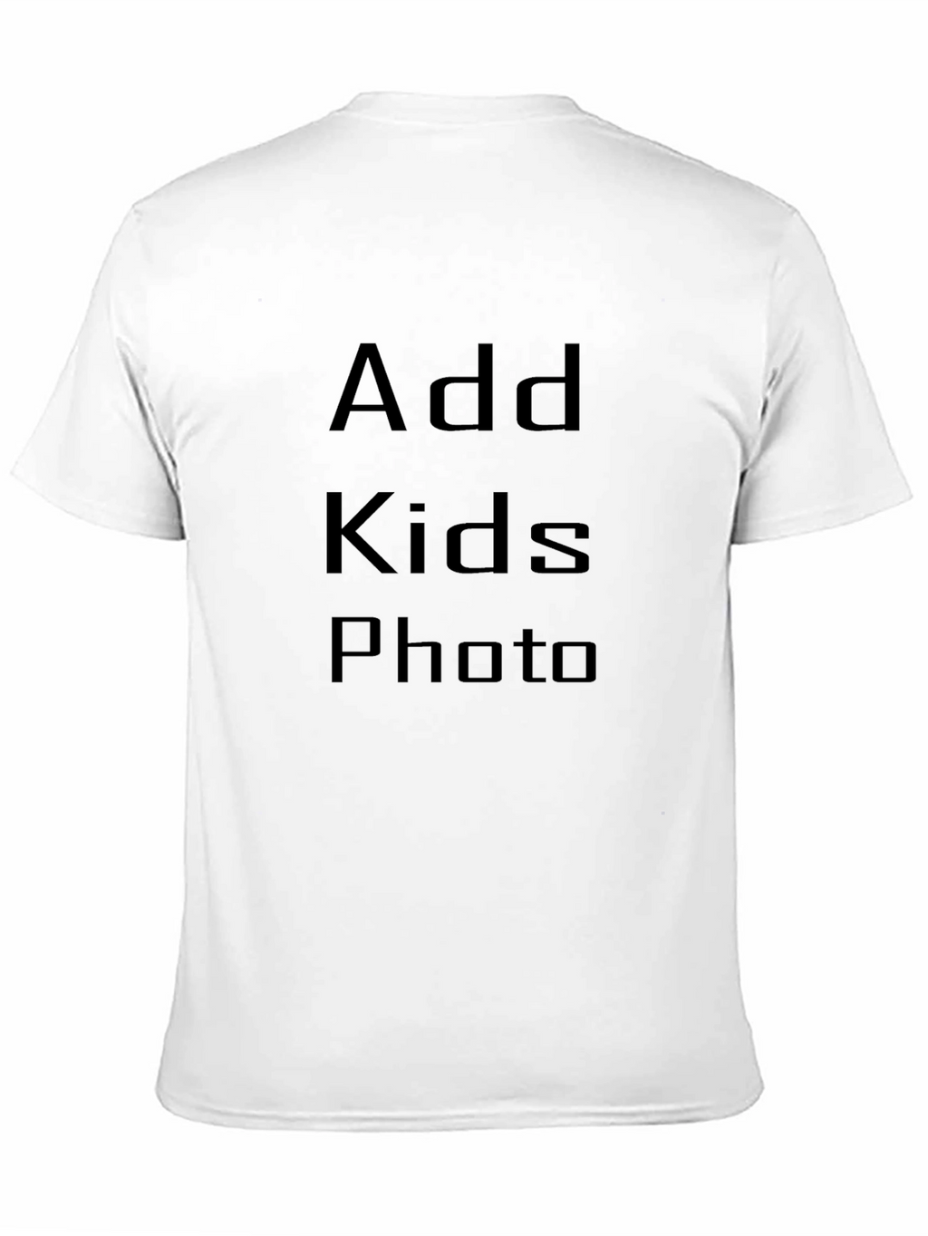 Customizable Black T-Shirt - Add Your Photo