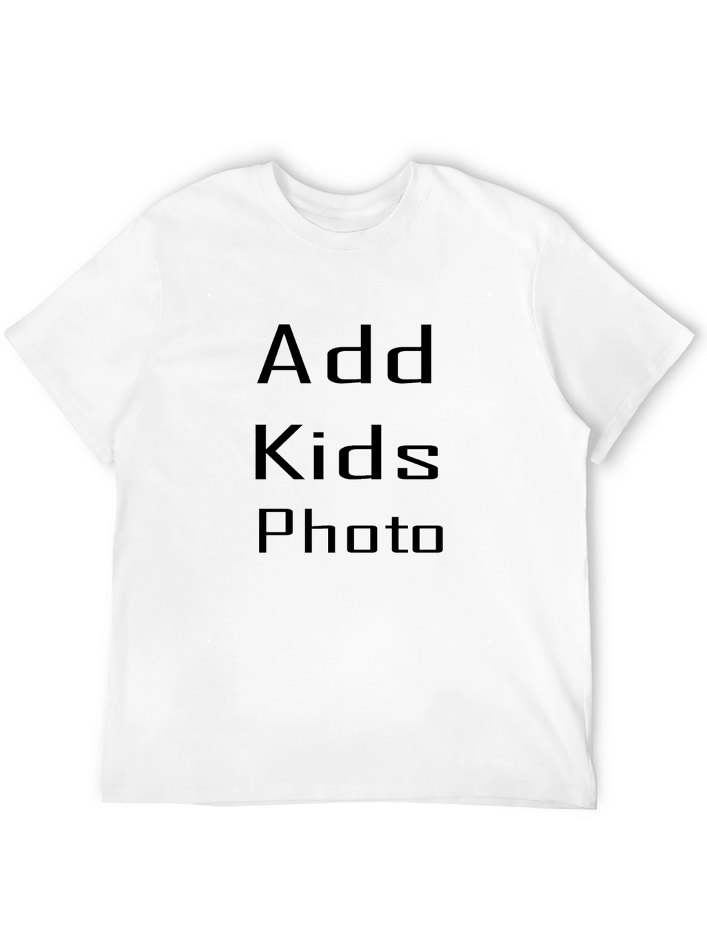 Customizable Black T-Shirt - Add Your Photo