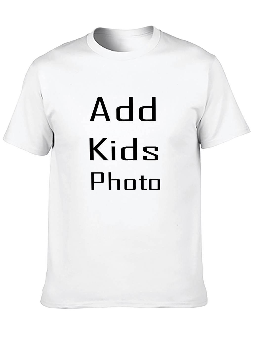 Customizable Black T-Shirt - Add Your Photo