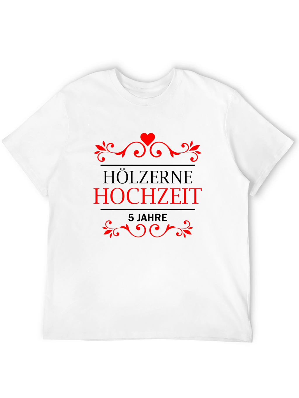 Holzerne Hochzeit 5 Jahre T-Shirt