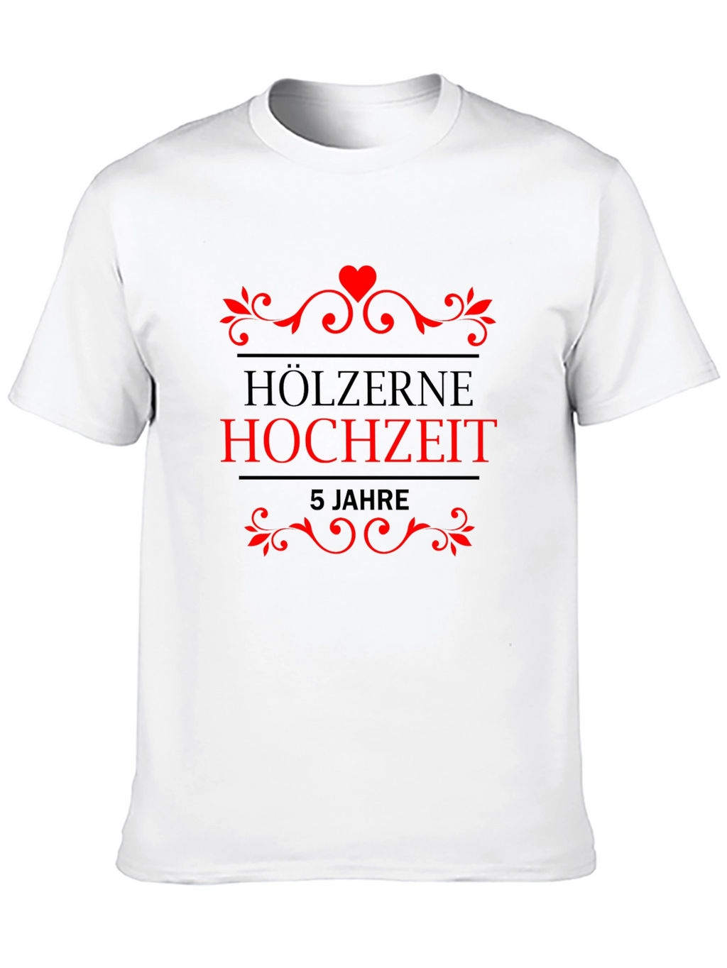 Holzerne Hochzeit 5 Jahre T-Shirt