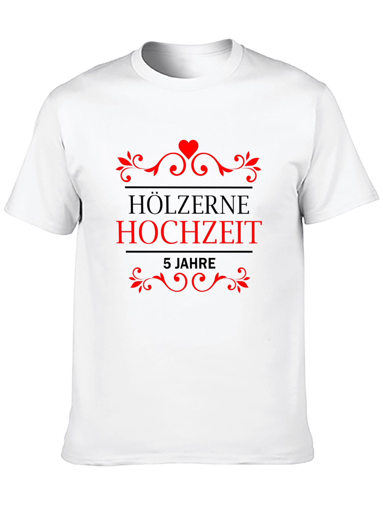 Holzerne Hochzeit 5 Jahre T-Shirt