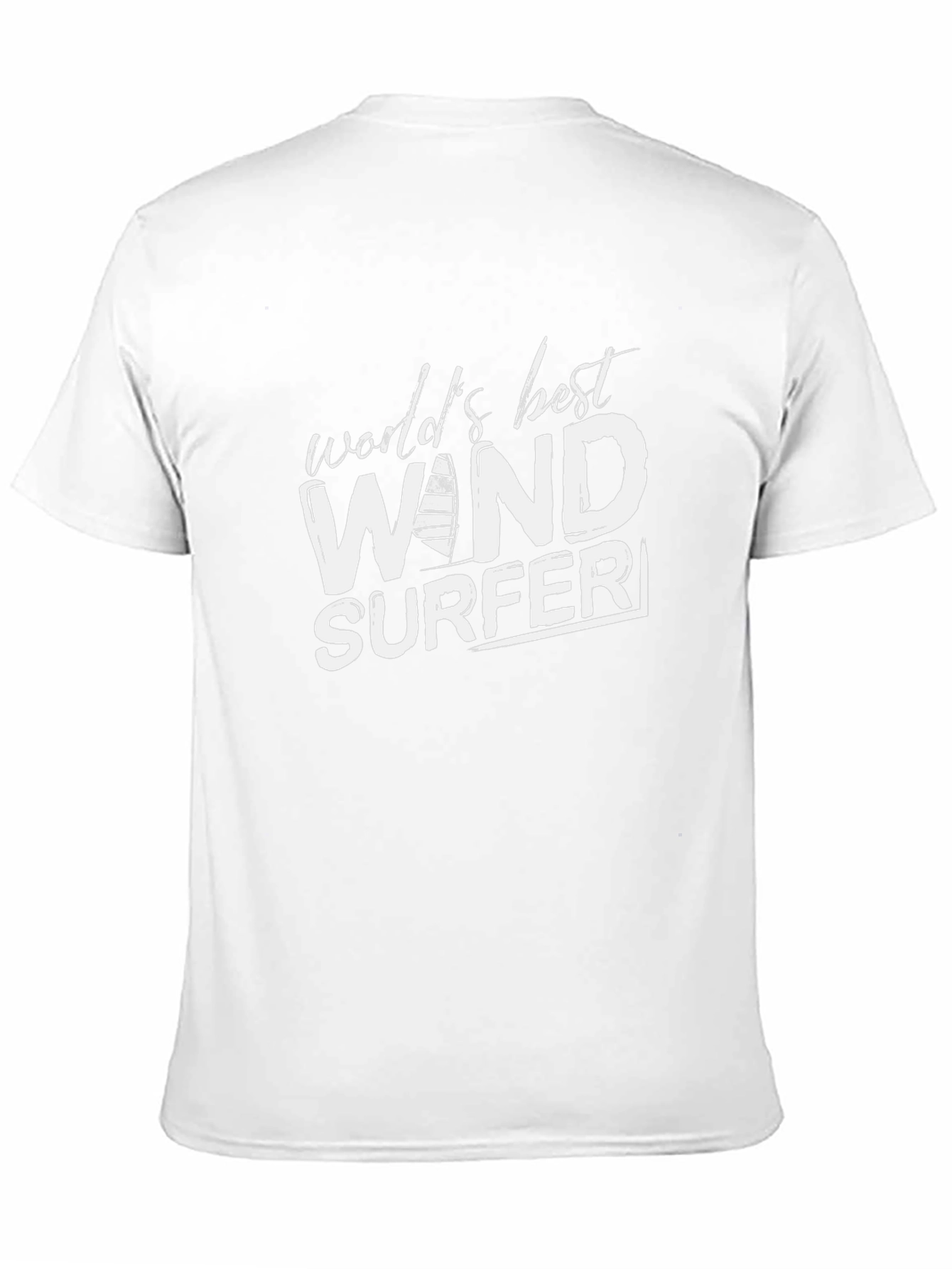 Worlds Best Wind Surfer T-Shirt | Black Cotton Tee