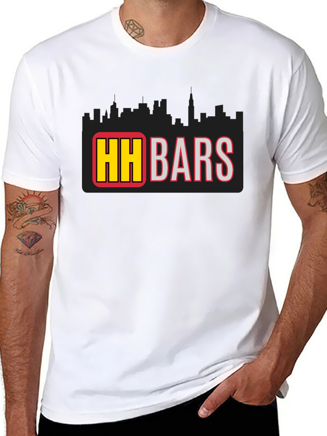 HH Bars Graphic Tee - Black Short Sleeve