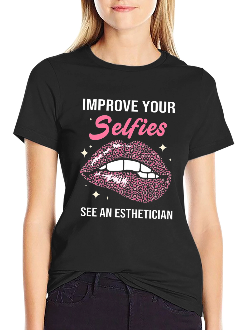 Improve Your Selfies Esthetician Graphic Tee