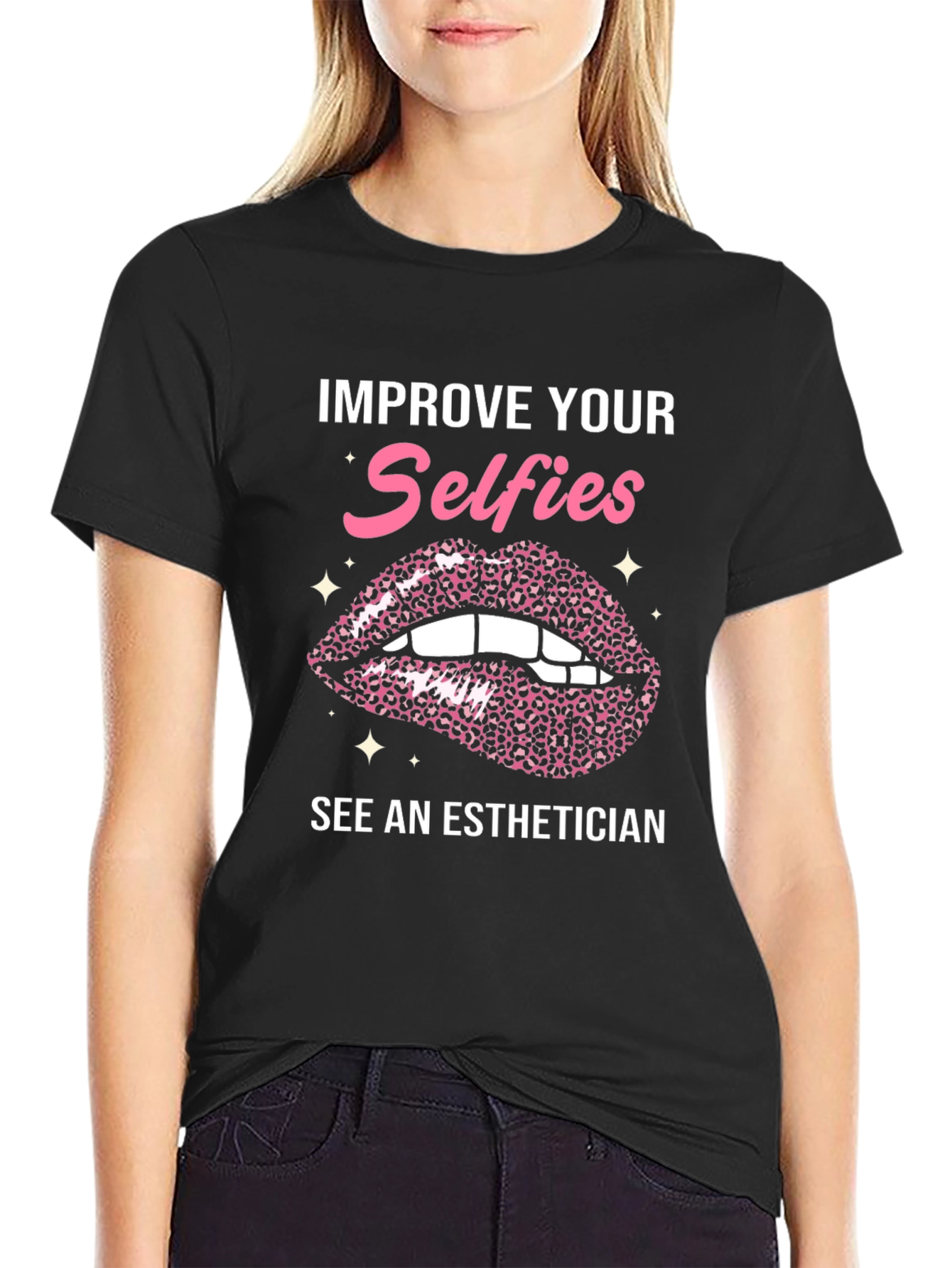 Improve Your Selfies Esthetician Graphic Tee