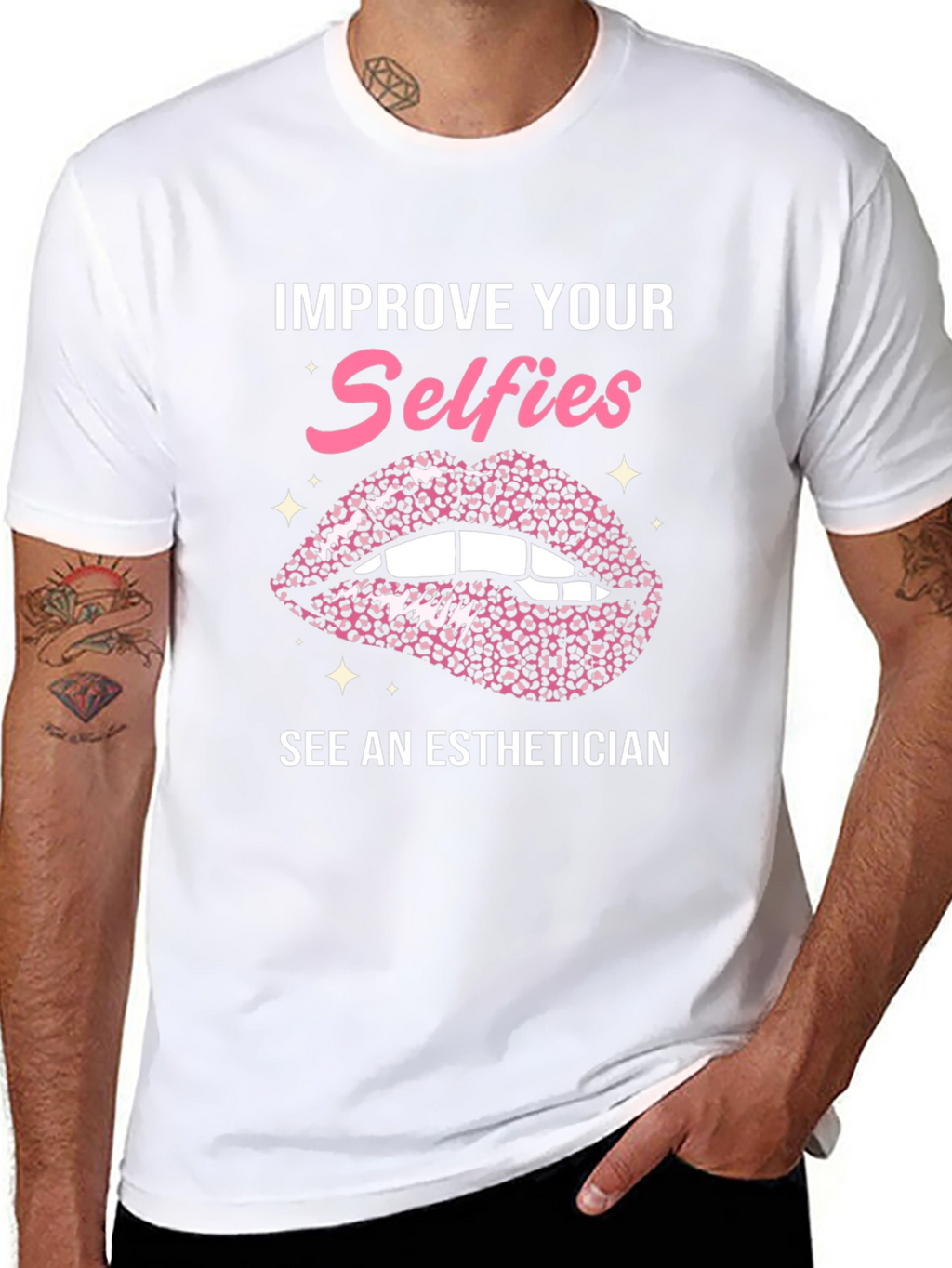 Improve Your Selfies Esthetician Graphic Tee