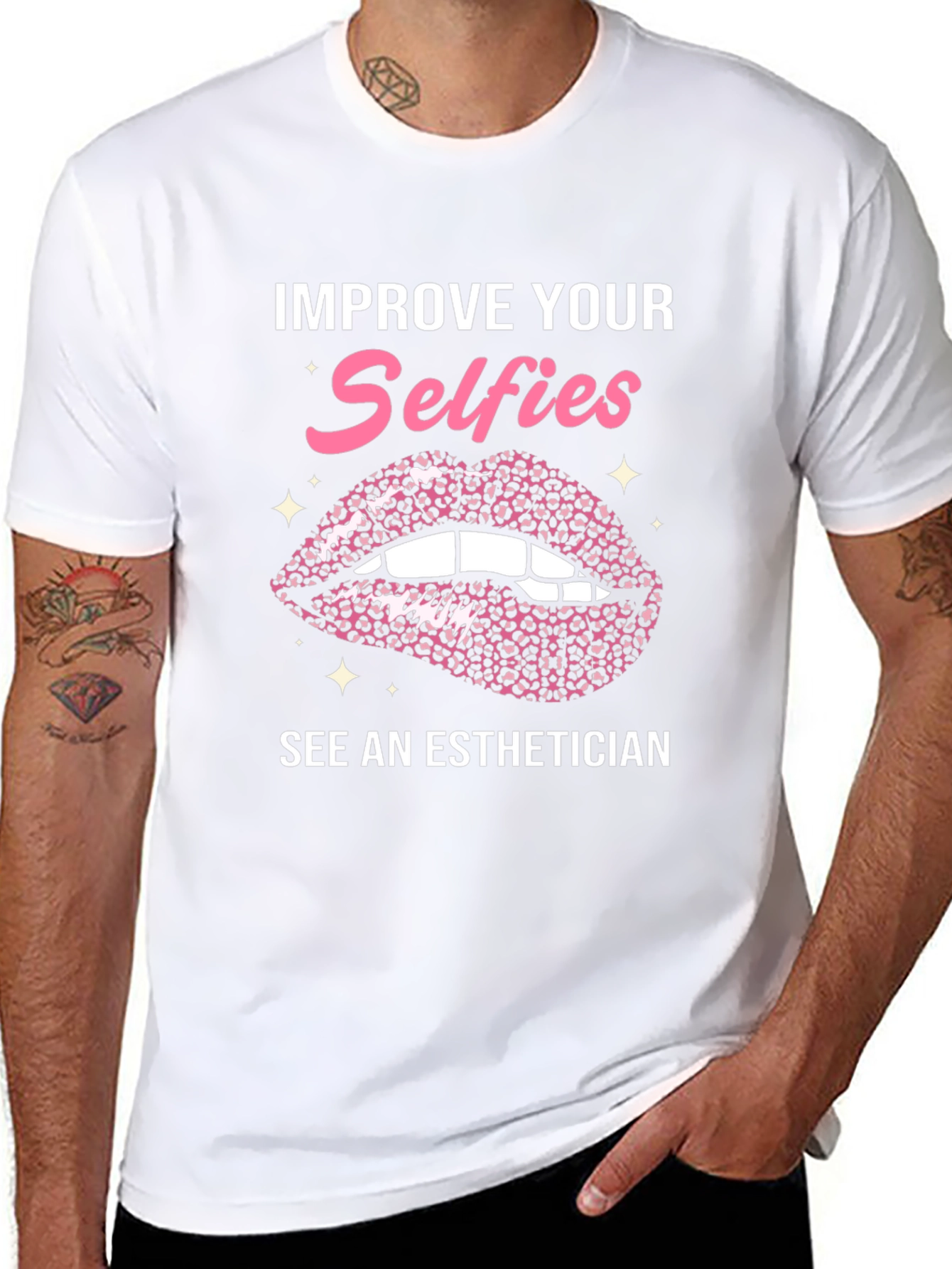 Improve Your Selfies Esthetician Graphic Tee