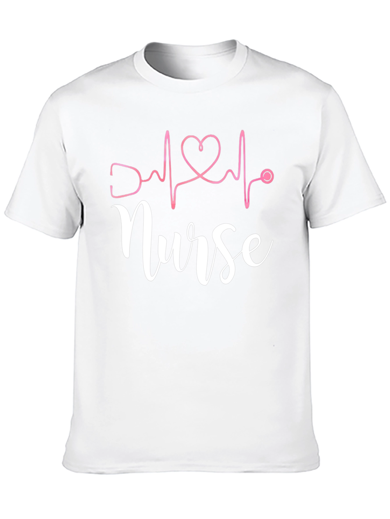 Nurse Heartbeat T-Shirt - Black