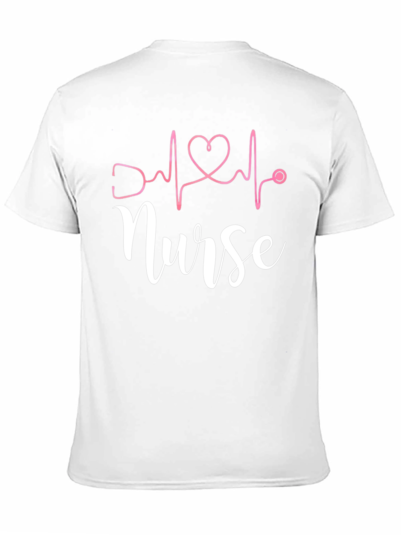 Nurse Heartbeat T-Shirt - Black