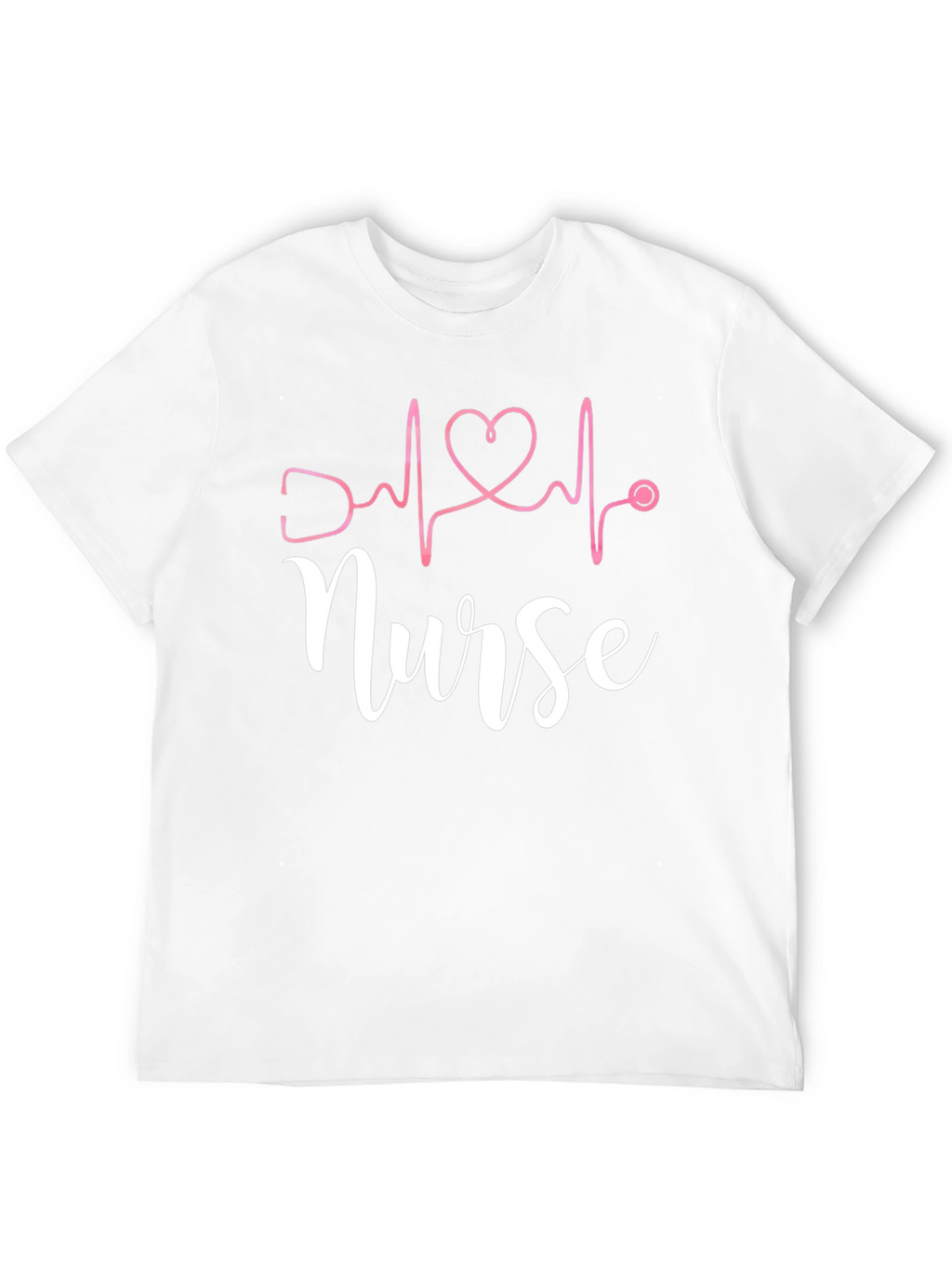 Nurse Heartbeat T-Shirt - Black