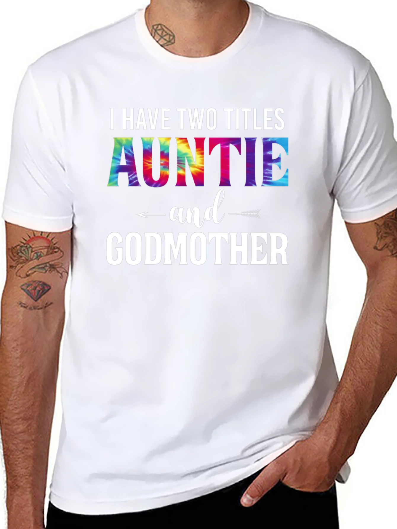 Auntie & Godmother T-Shirt - Two Titles Tee