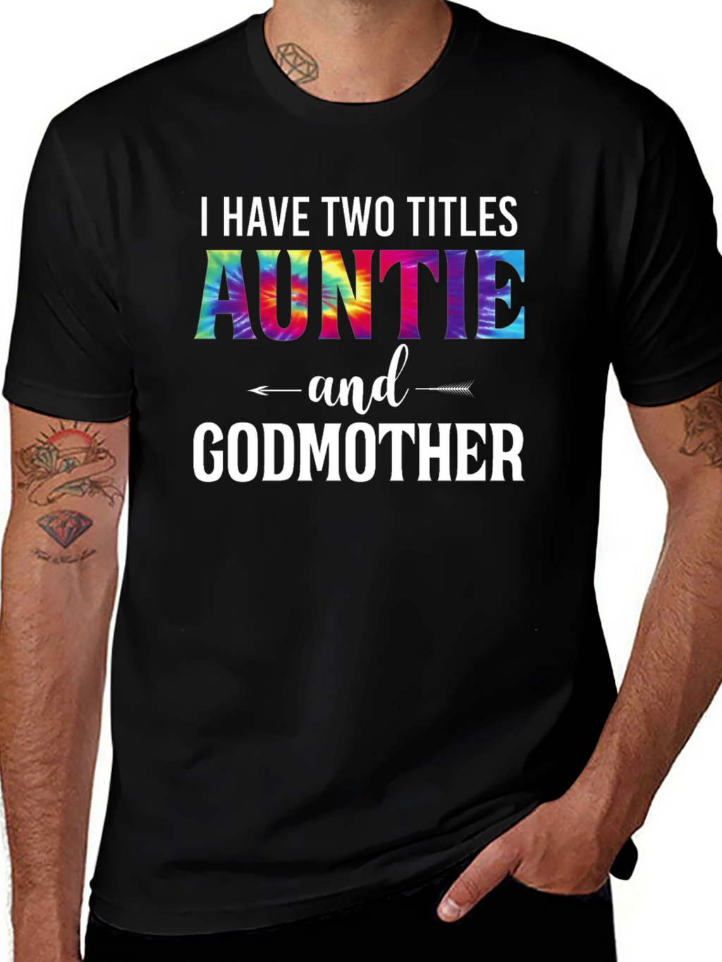 Auntie & Godmother T-Shirt - Two Titles Tee