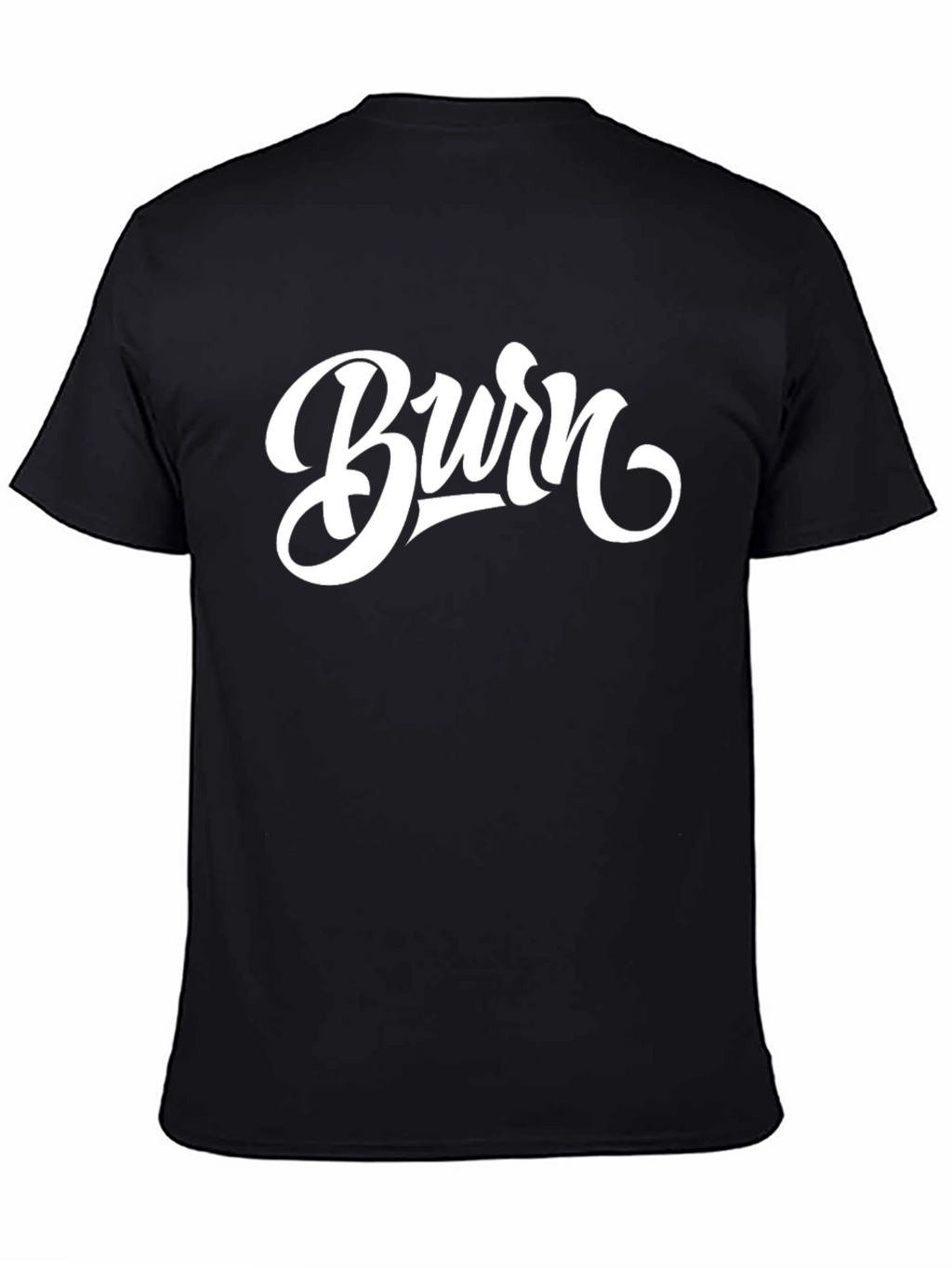 Burn Graphic Tee - Stylish Black T-Shirt