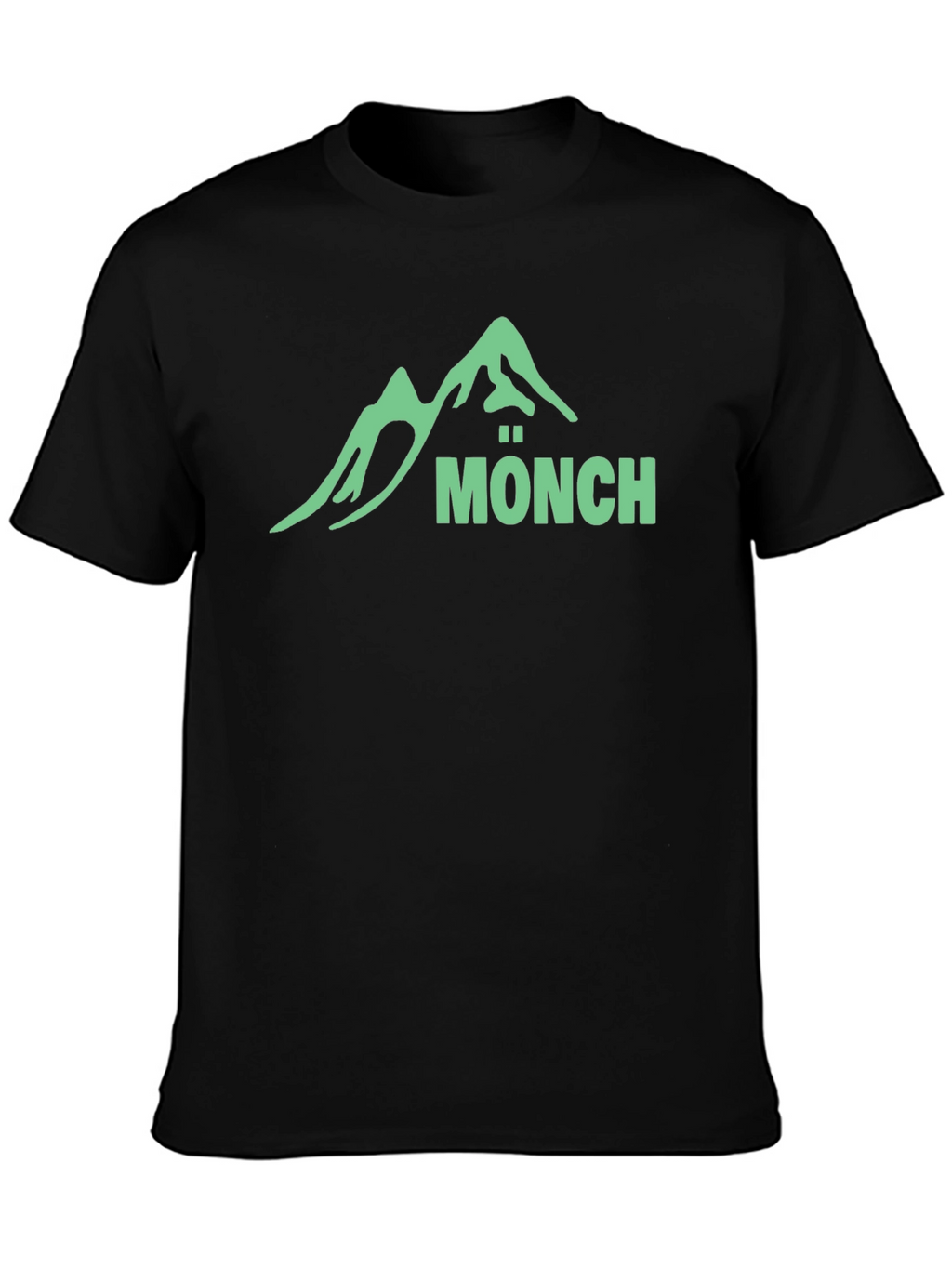 Mönch Mountain T-Shirt - Black Graphic Tee