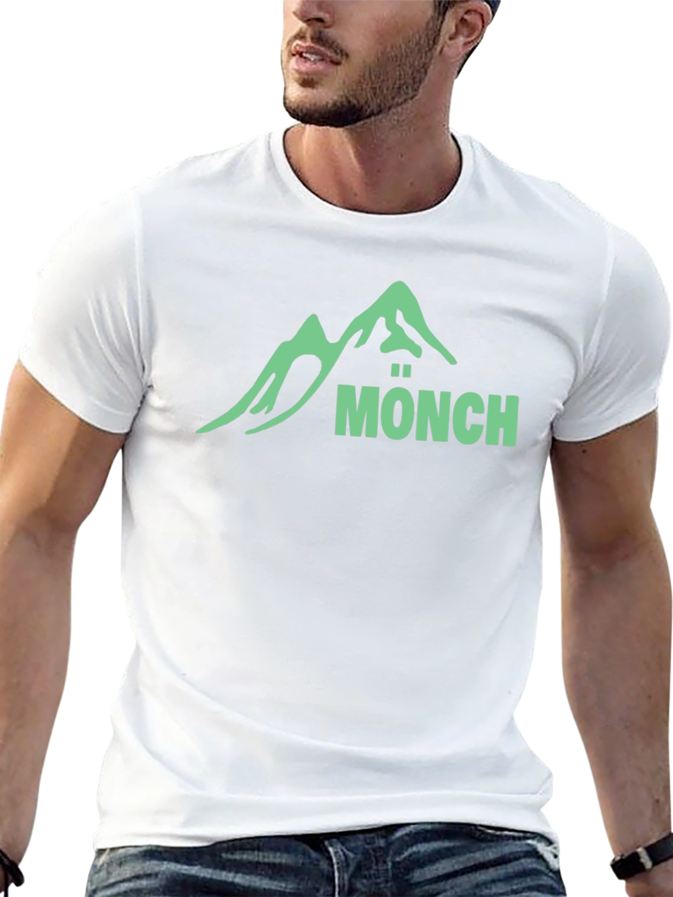 Mönch Mountain T-Shirt - Black Graphic Tee
