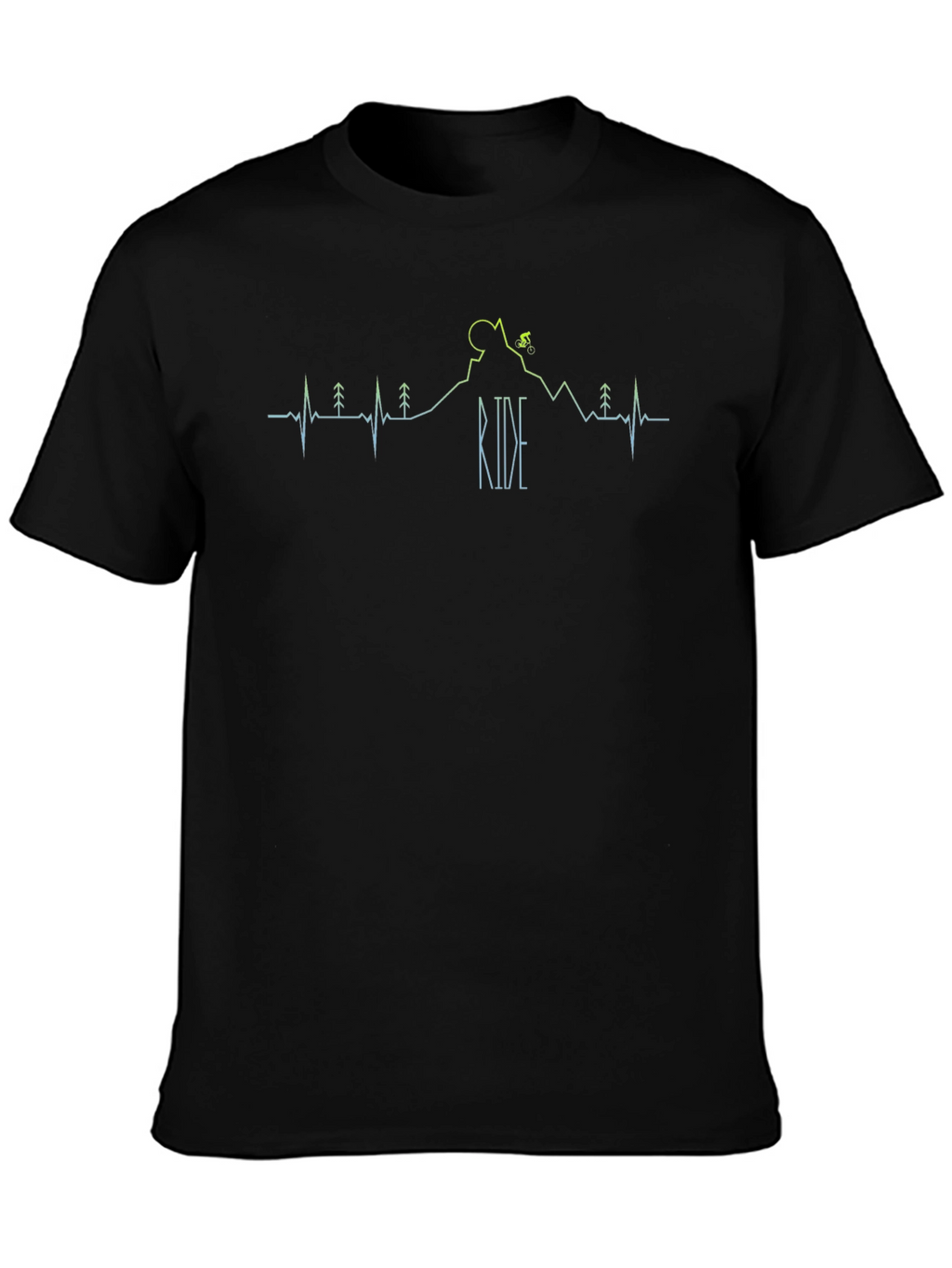 Ride Mountain Bike Black T-Shirt