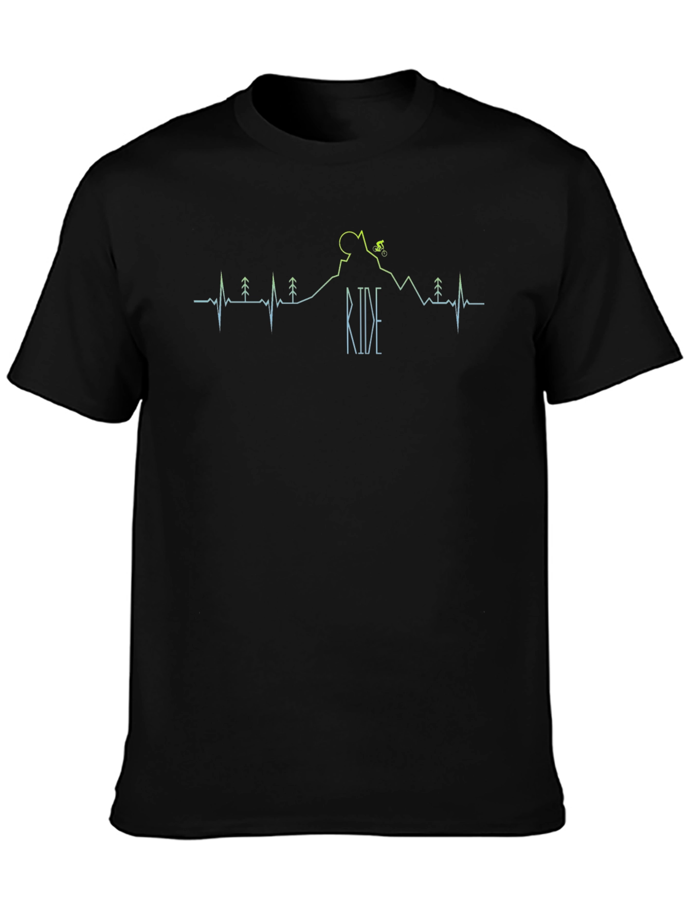 Ride Mountain Bike Black T-Shirt