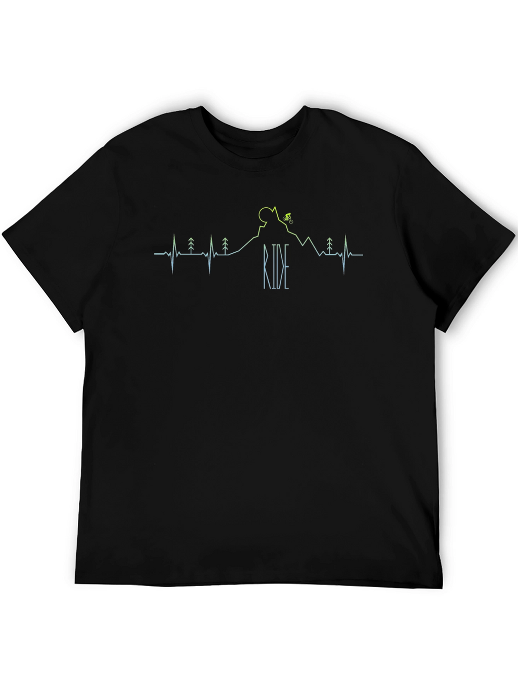 Ride Mountain Bike Black T-Shirt