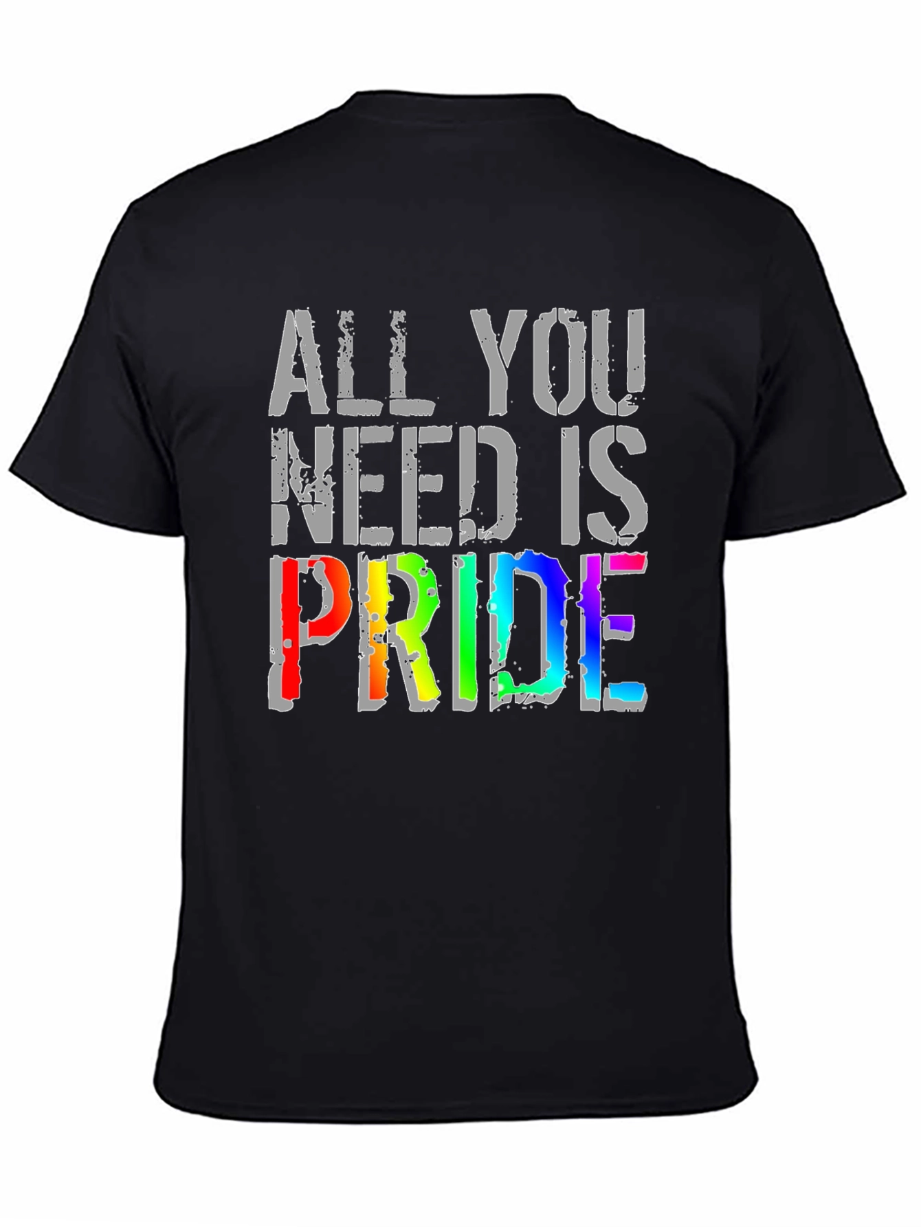 All You Need is Pride T-Shirt - LGBT Rainbow Graphic Tee