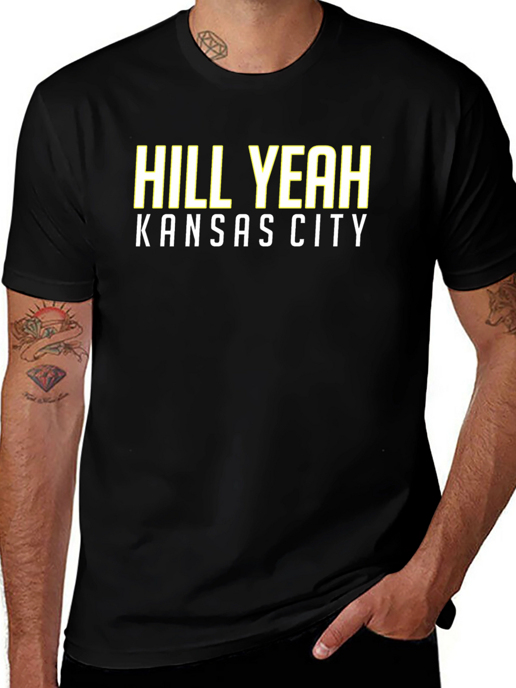 Hill Yeah Kansas City Black T-Shirt
