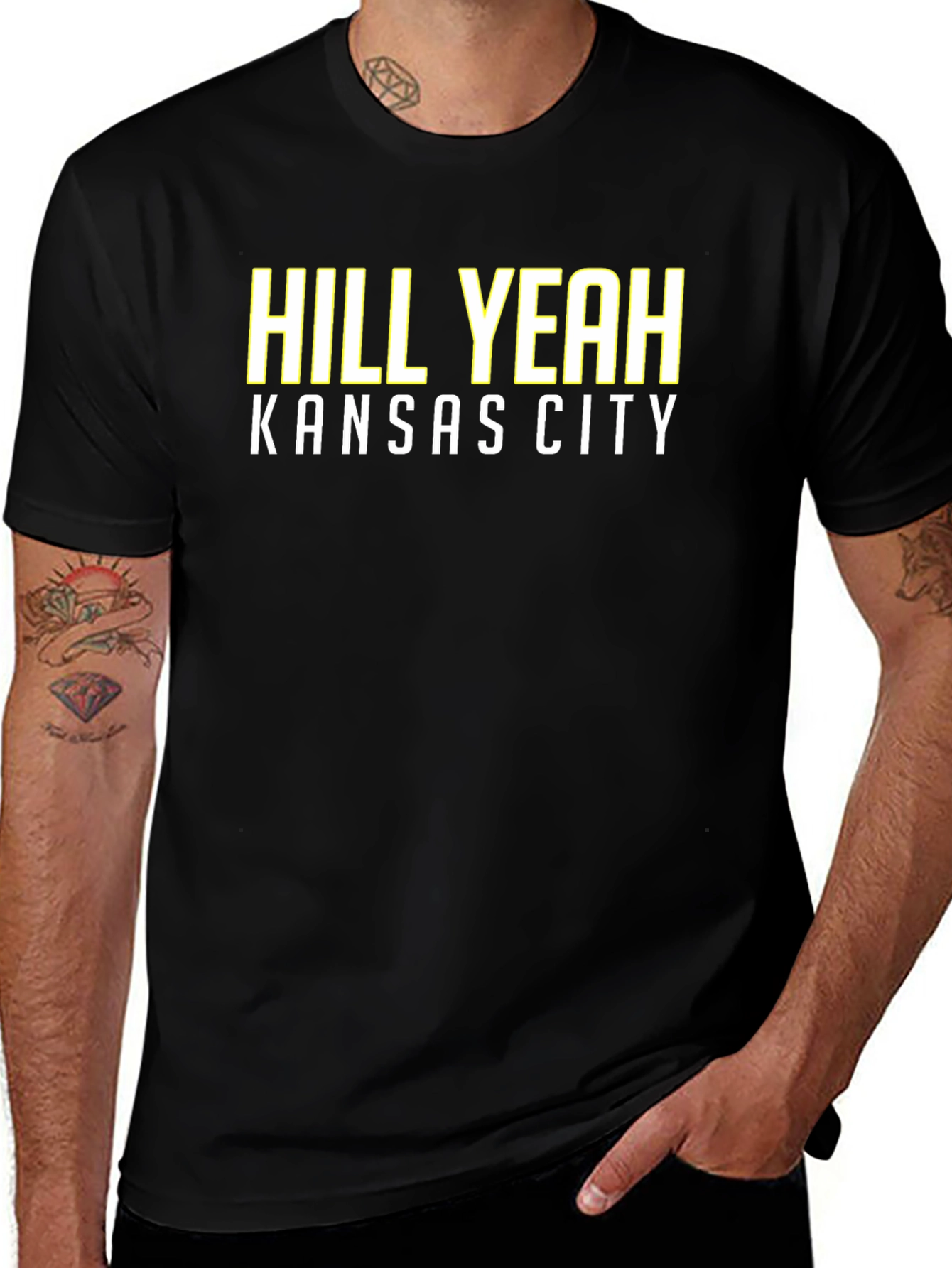Hill Yeah Kansas City Black T-Shirt