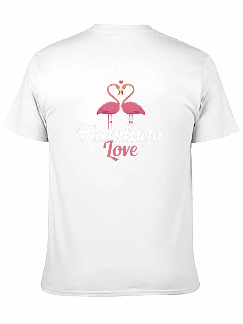 Flamingo Love Black Graphic Tee