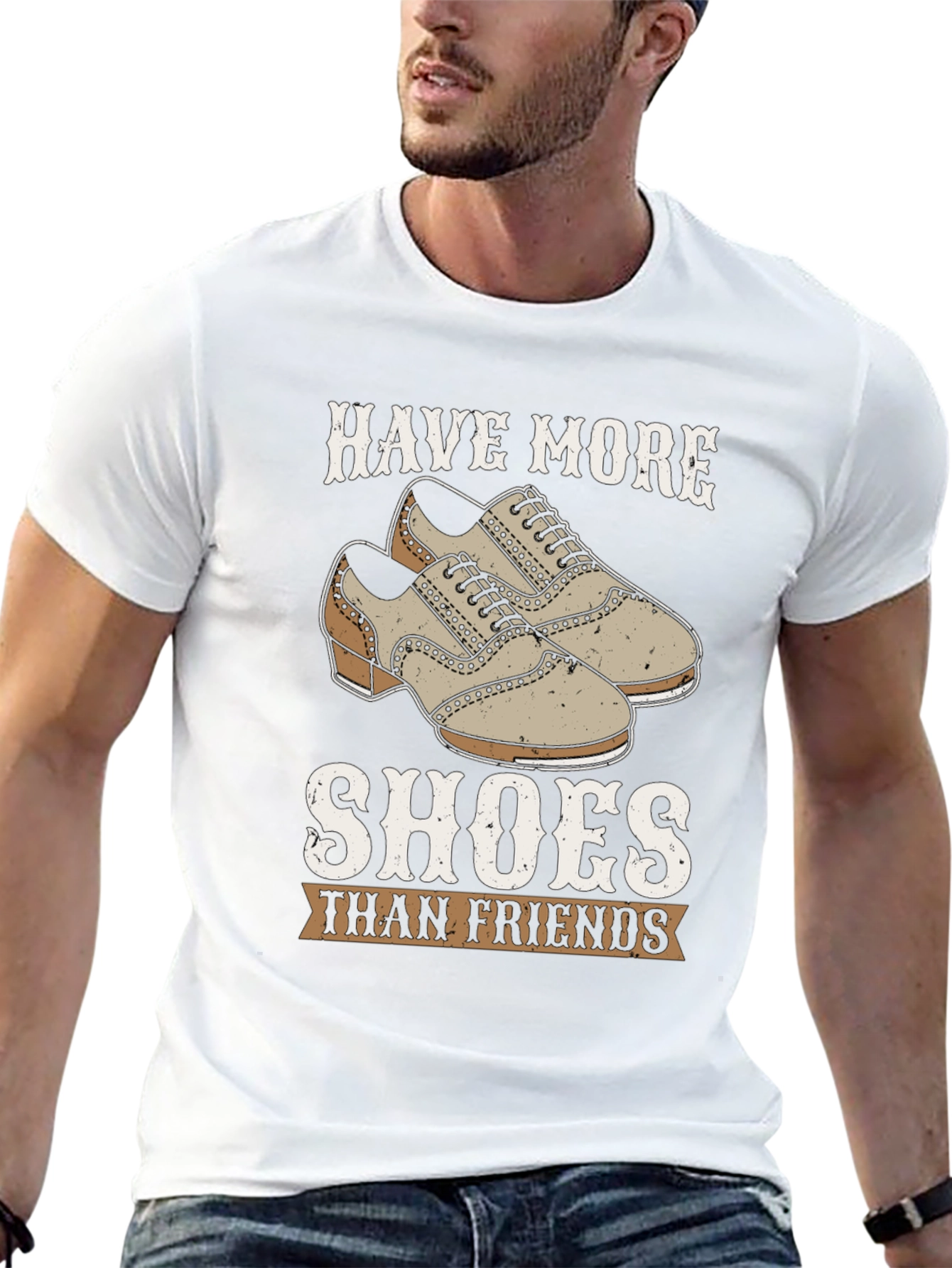 Funny Have More Shoes Than Friends Graphic T-Shirt