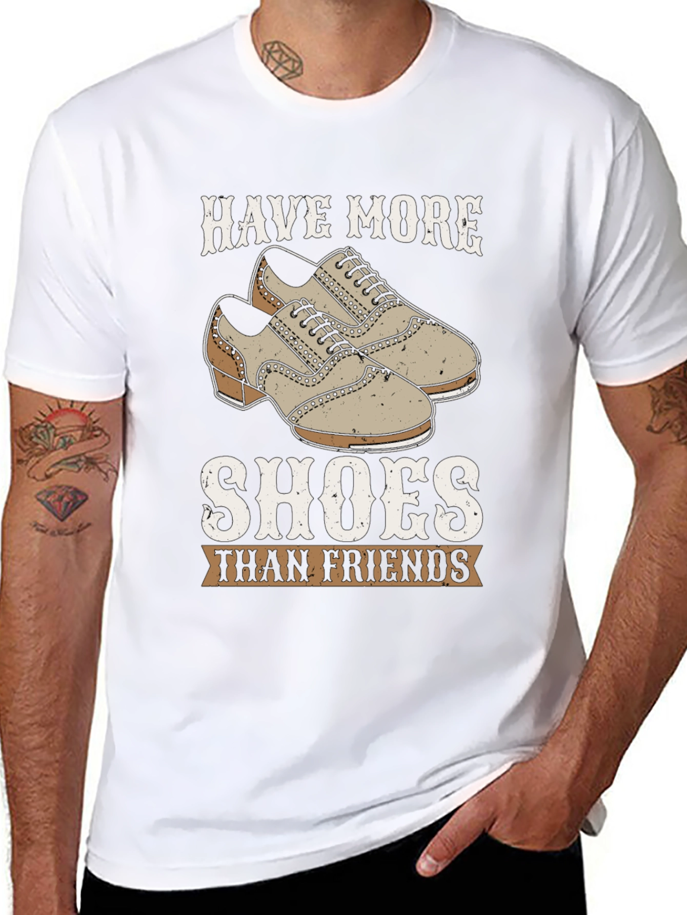 Funny Have More Shoes Than Friends Graphic T-Shirt