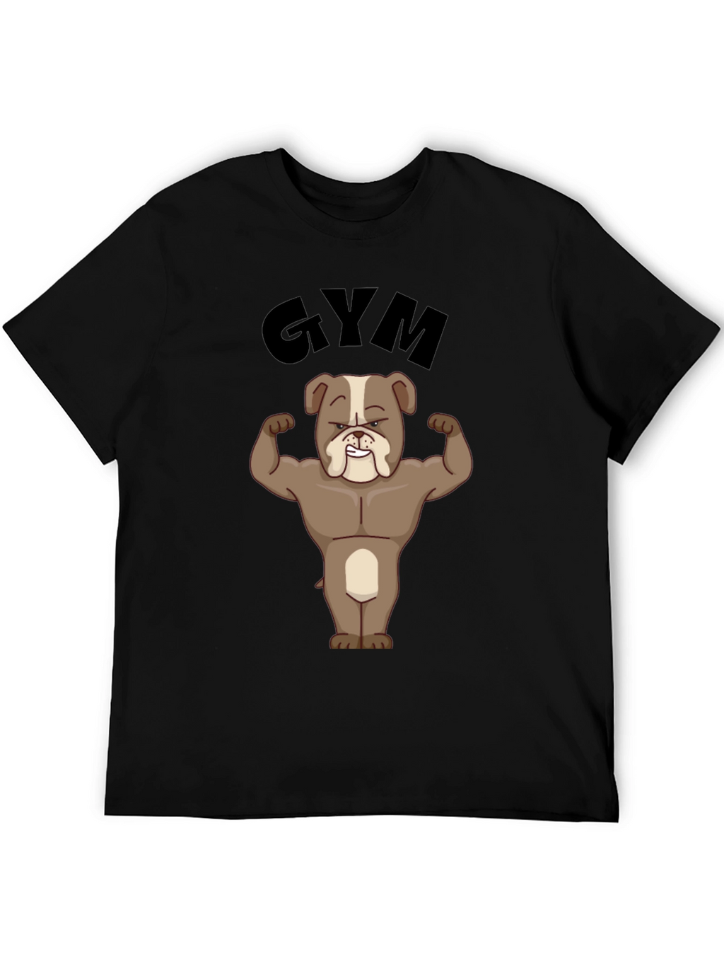 Bulldog Gym Black T-Shirt